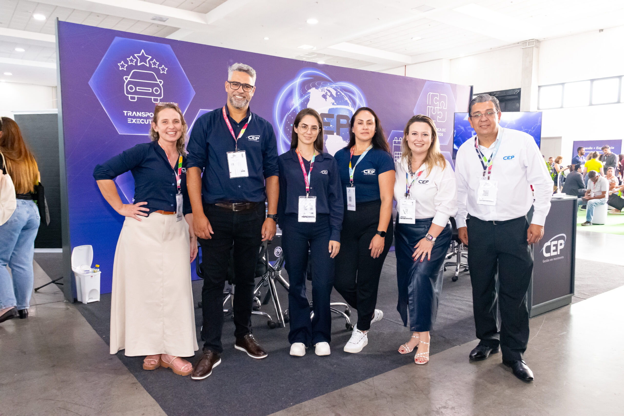 Equipe da CEP na Expo Turismo Paraná