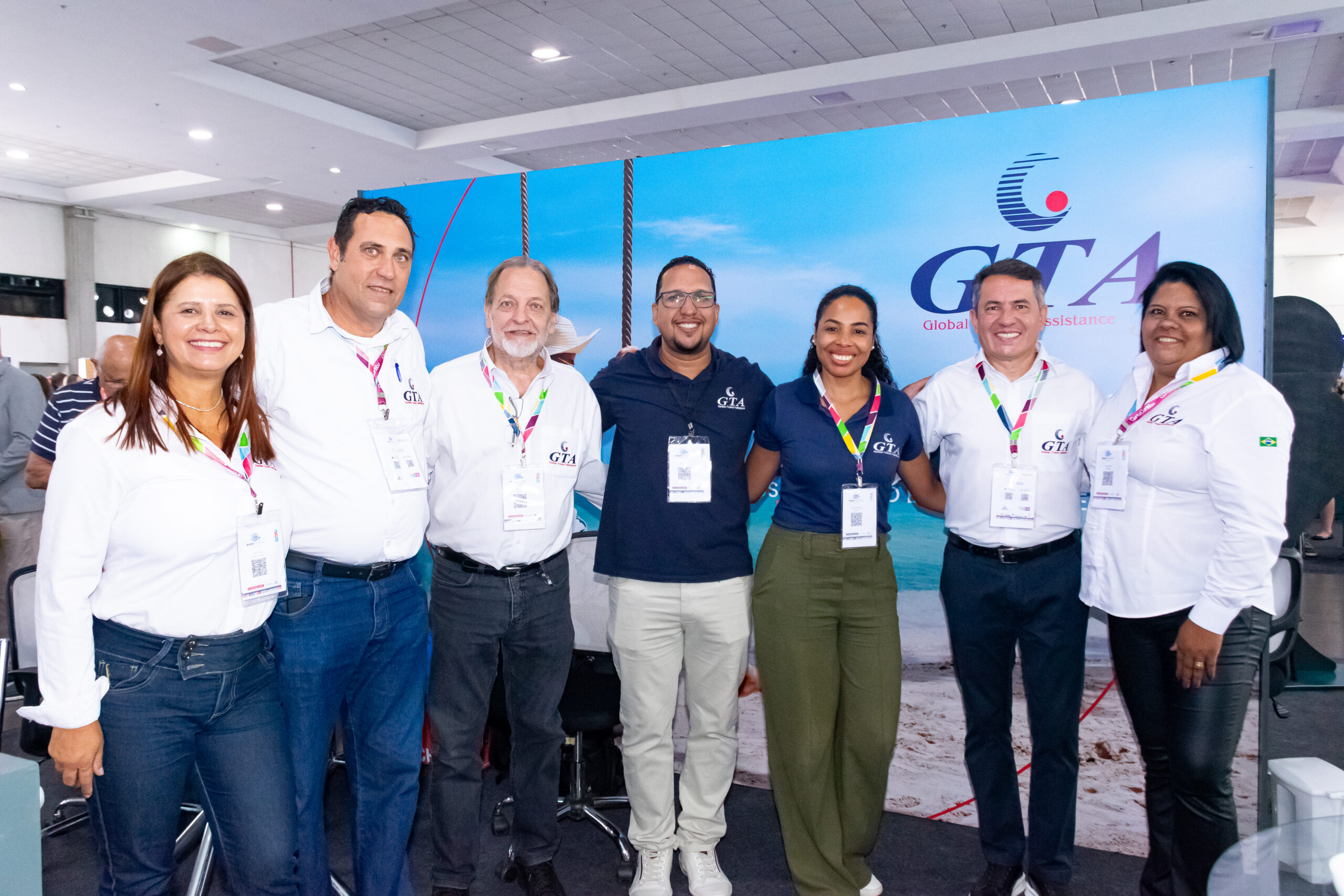 Equipe da GTA na Expo Turismo Paraná