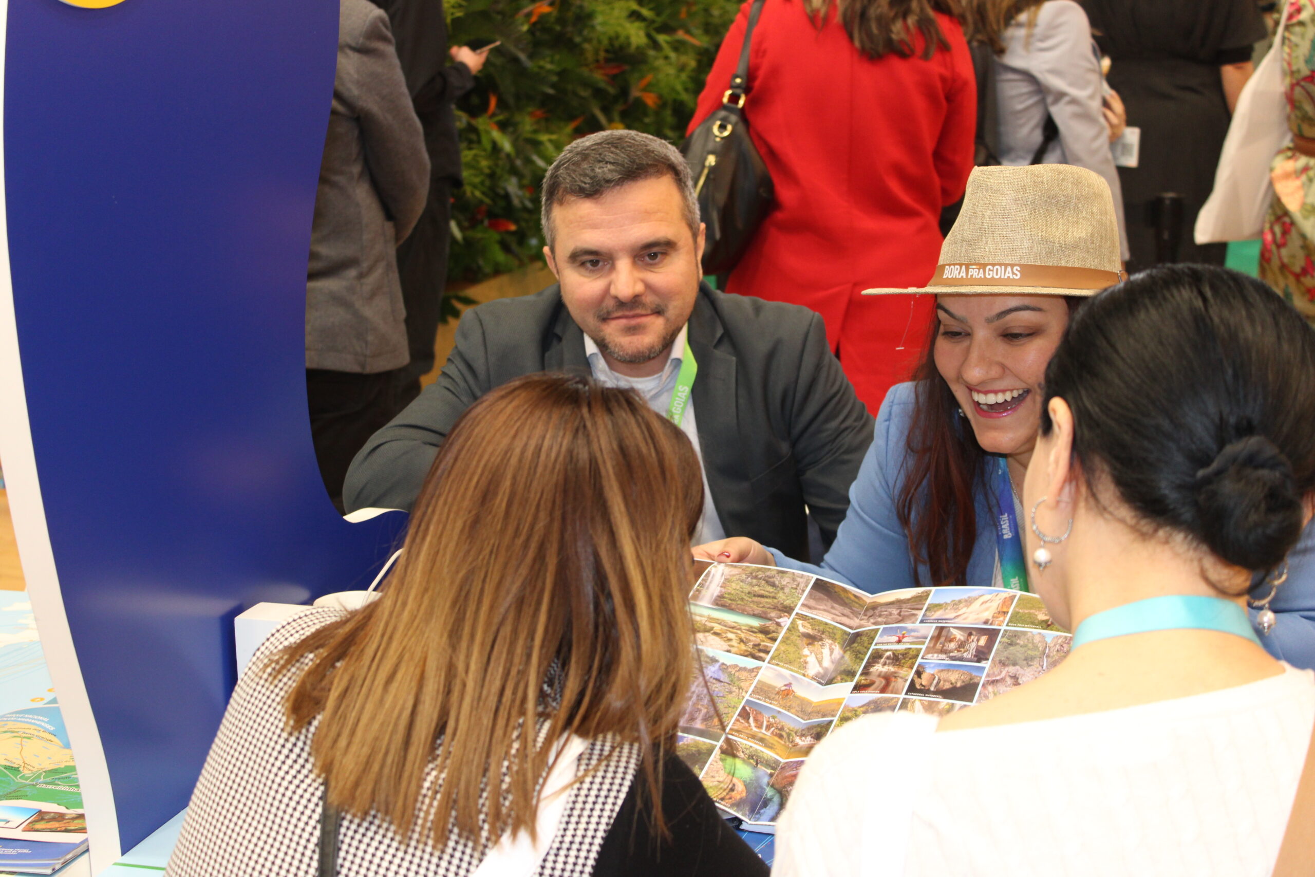 Estande do Brasil contou com movimento intenso nesta quarta-feira Estande do Brasil contou com movimento intenso nesta quarta-feira