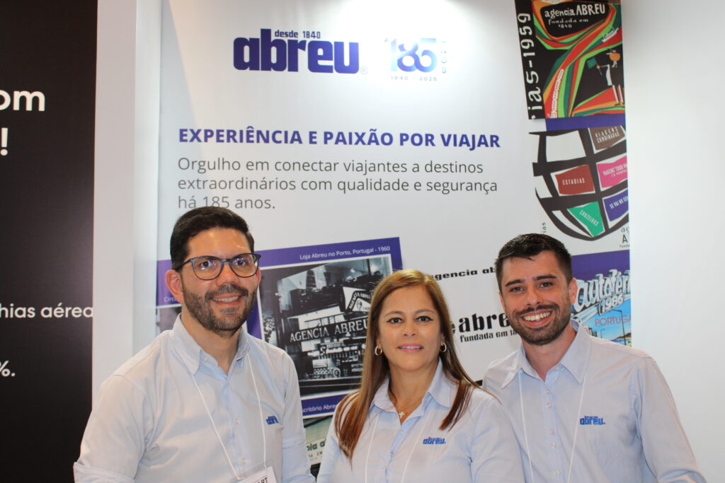 Fabio Santos, Marcia Amodeo e Rogerio Oliveira, da Abreutur
