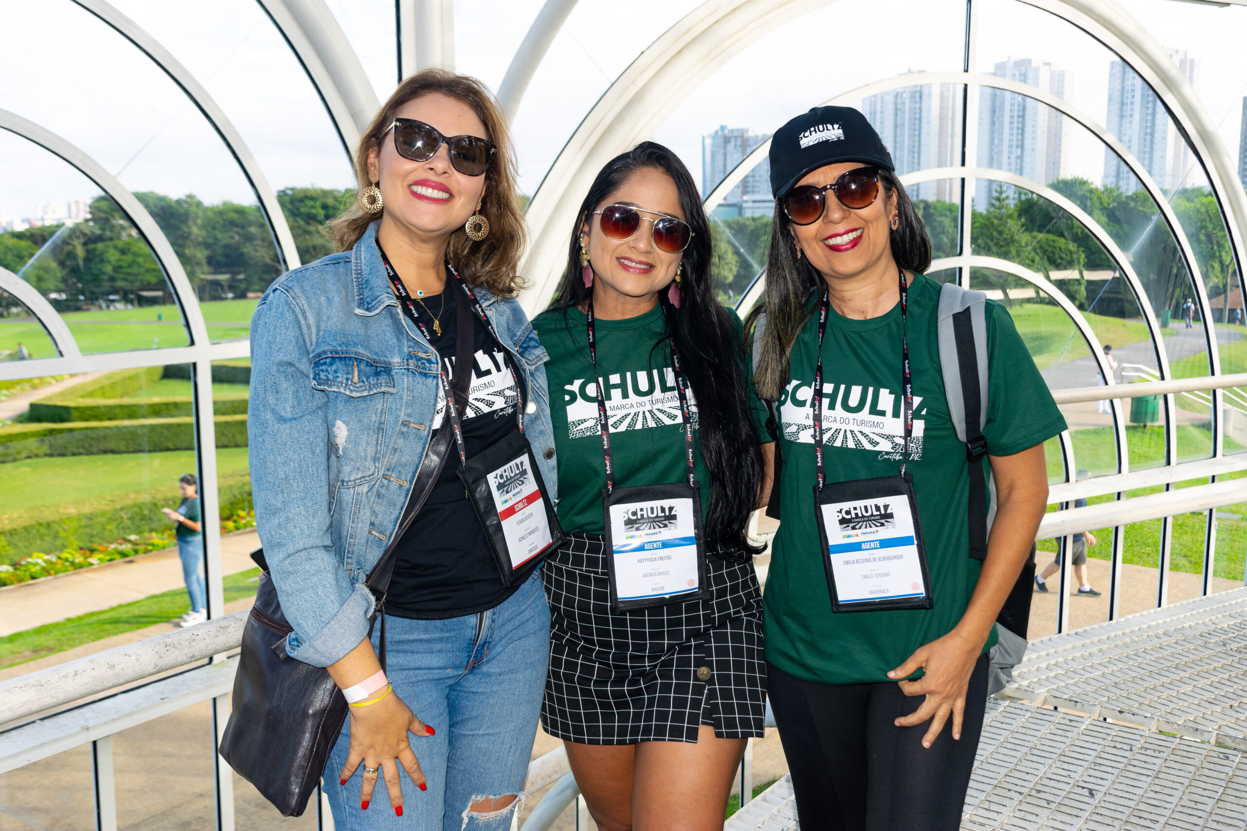 Flávia Batista, da Schultz, com Katyucia Freitas, da Agência Brasil e Emília Bezerra, da Emília Turismo