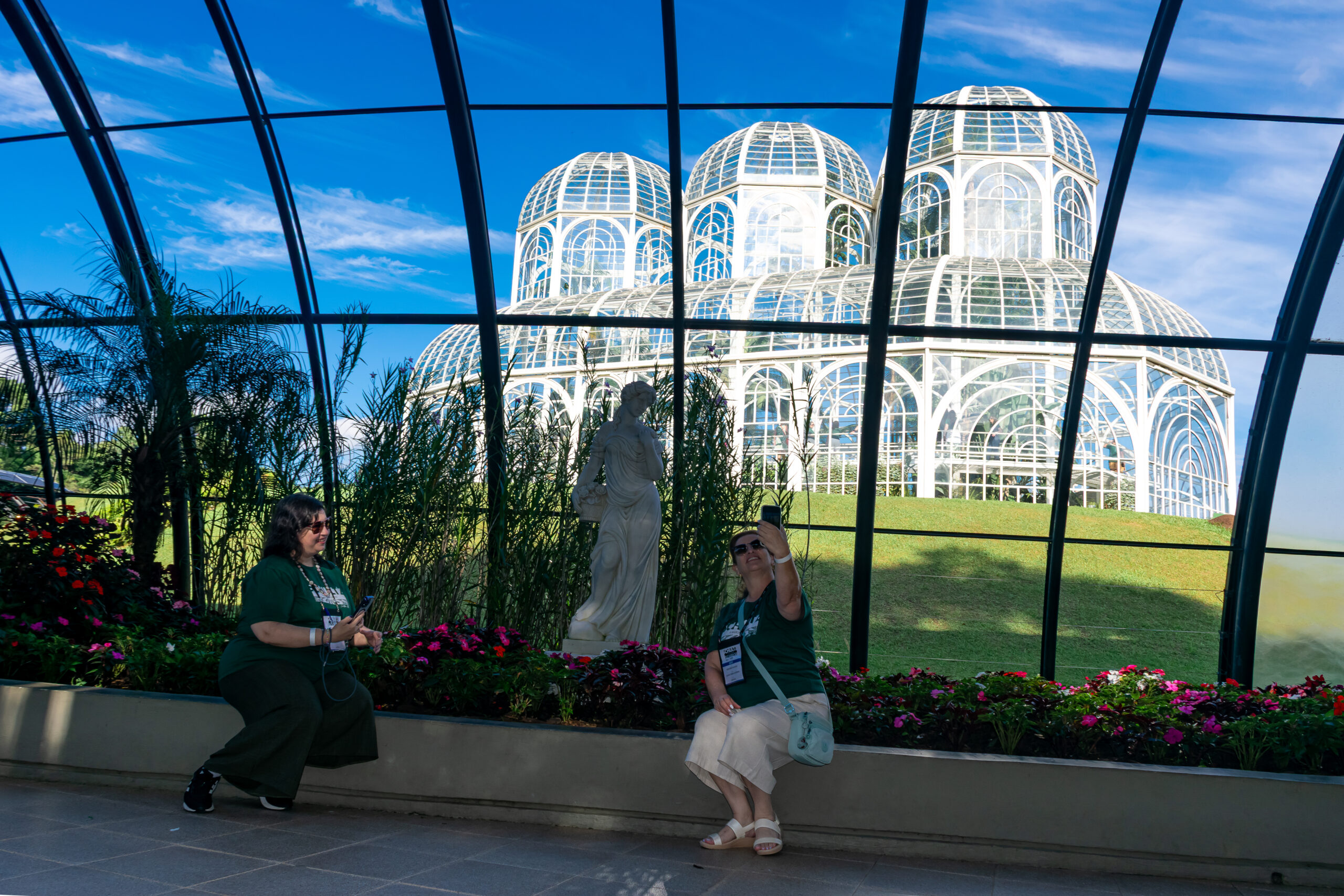 Fotos e vídeos foram gravados pra mostrar a experiência no ponto turístico