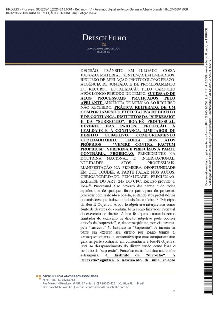 Franqueadora TZViagens Peticao Inicial AroldoSchultz Autos n. 0003265 15.2025.8.16.0001 page 0034 Na íntegra: confira a petição de Aroldo Schultz para retomar o controle da TZ Viagens