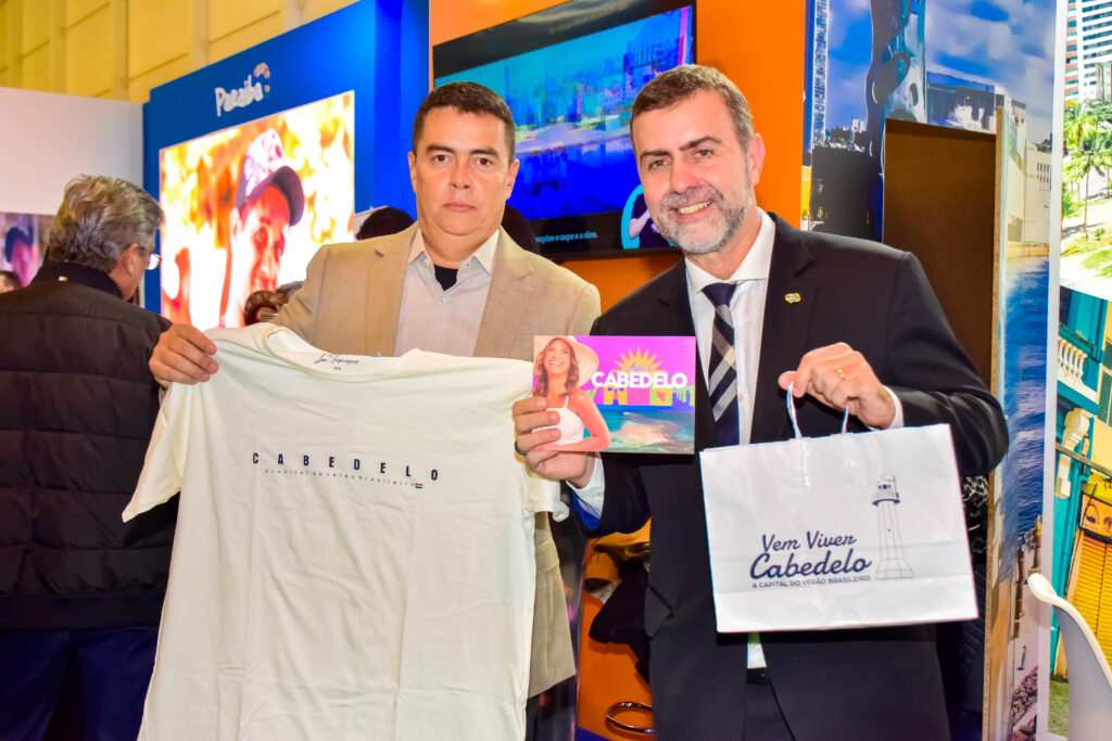 Haenell Farias, de Cabedelo, e Marcelo Freixo, da Embratur