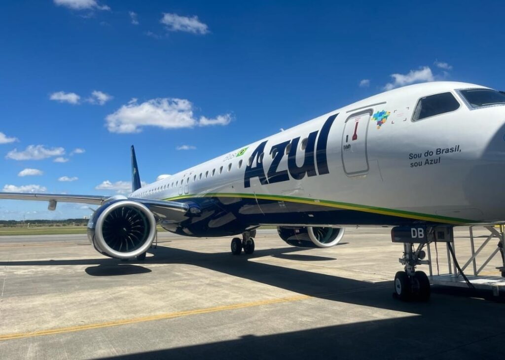 Companhia vai ofertar voos extras para 28 destinos de 19 estados. Deste total, 43% dos voos são dedicados ao Nordeste brasileiro (Divulgação/Azul)