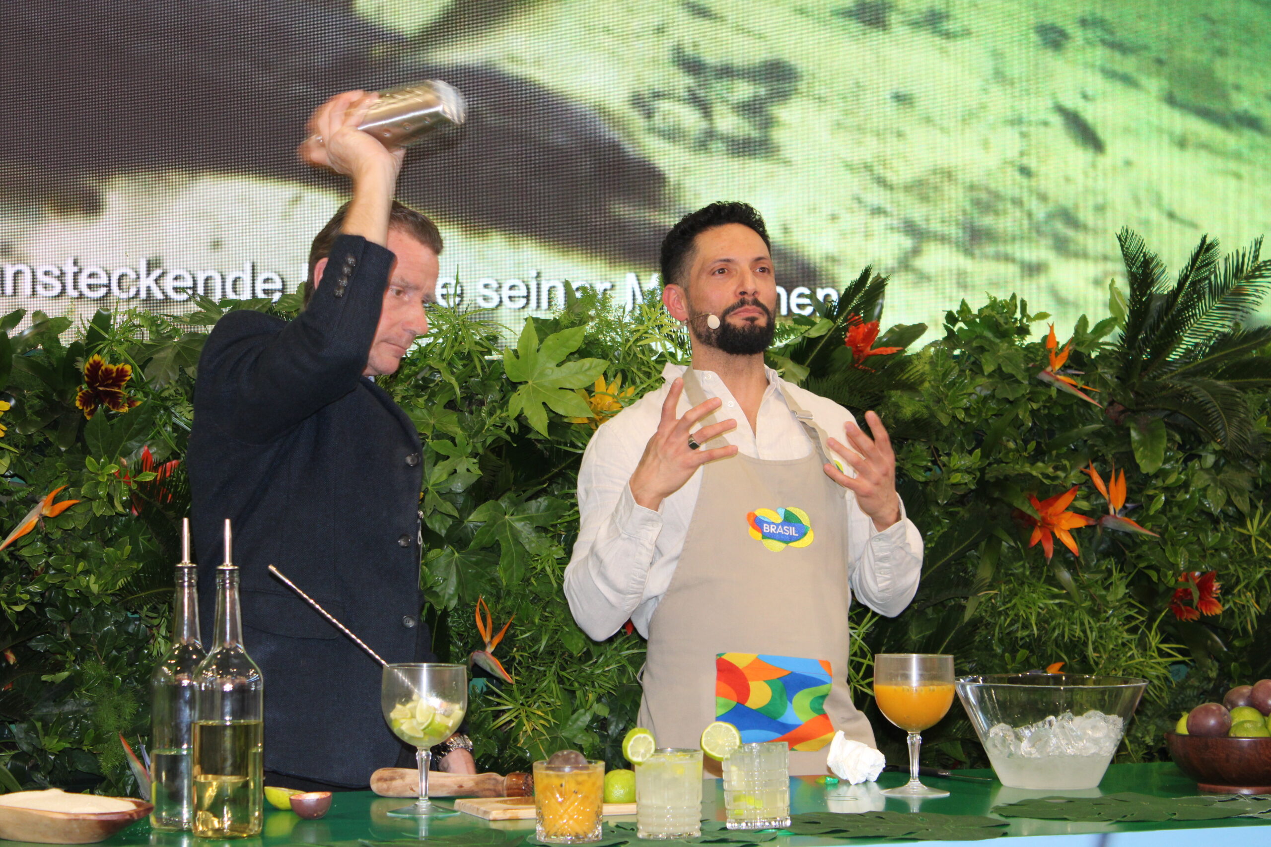 Uma masterclass de caipirinha aconteceu neste segundo dia Uma masterclass de caipirinha aconteceu neste segundo dia