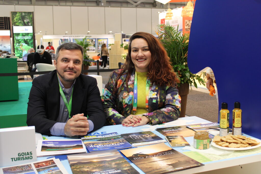 Alexandrina Alves e Alexandre Resende, de Goiás Turismo