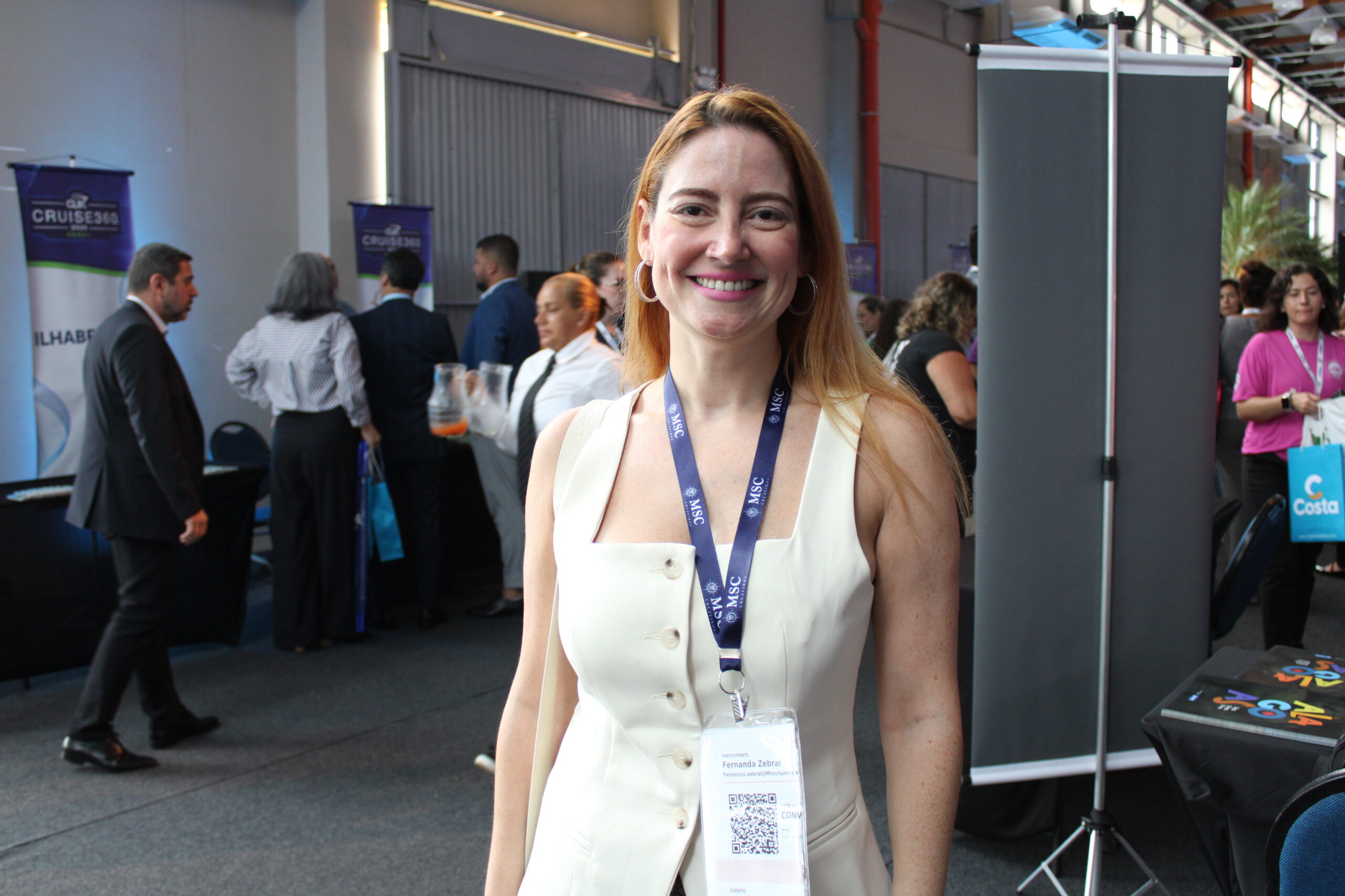 Fernanda Zebral, da MSC Cruzeiros Fernanda Zebral, da MSC Cruzeiros