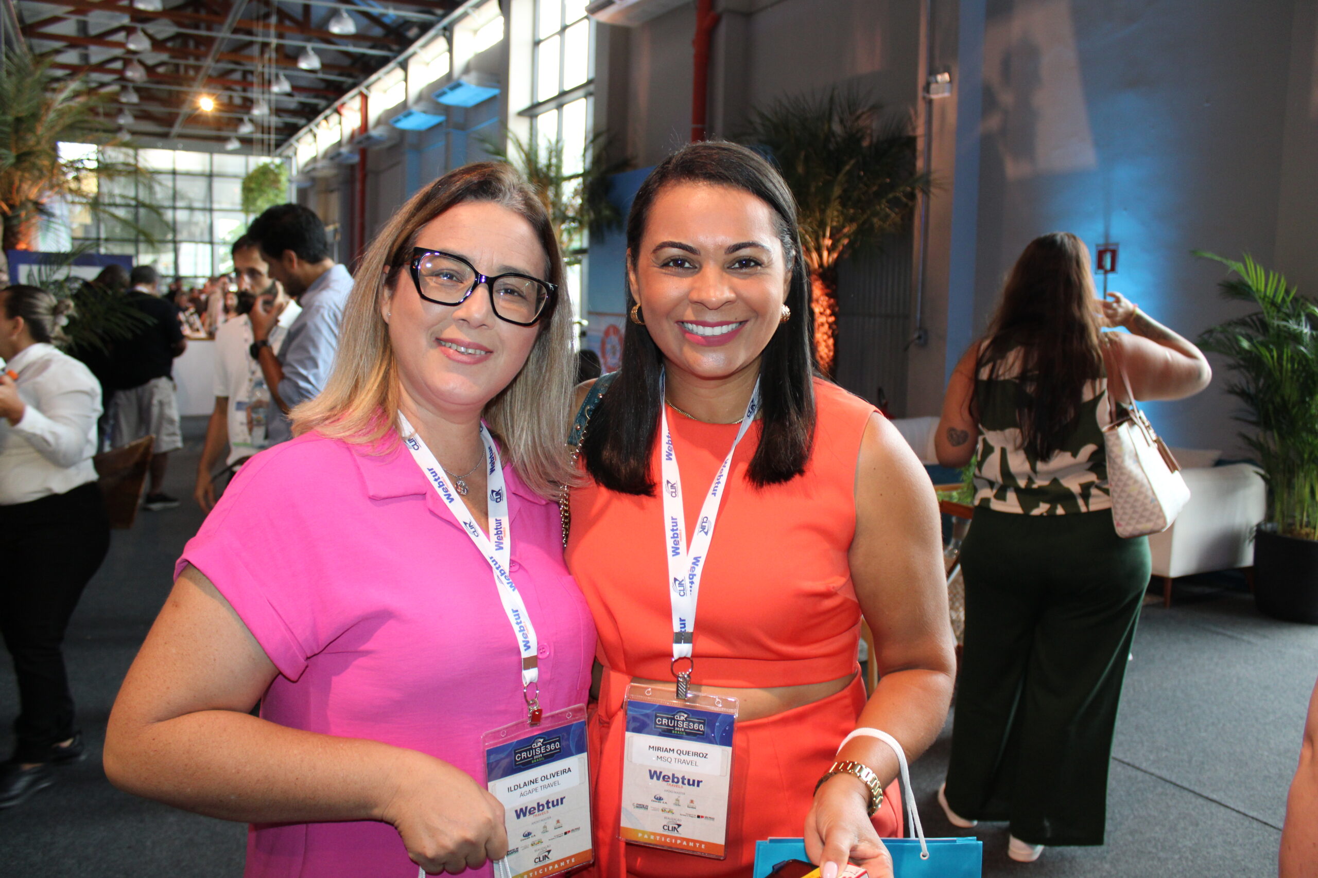 Ildlaine Oliveira, da Ágape Travel, e Miriam Queiroz, da Msq Travel Ildlaine Oliveira, da Ágape Travel, e Miriam Queiroz, da Msq Travel