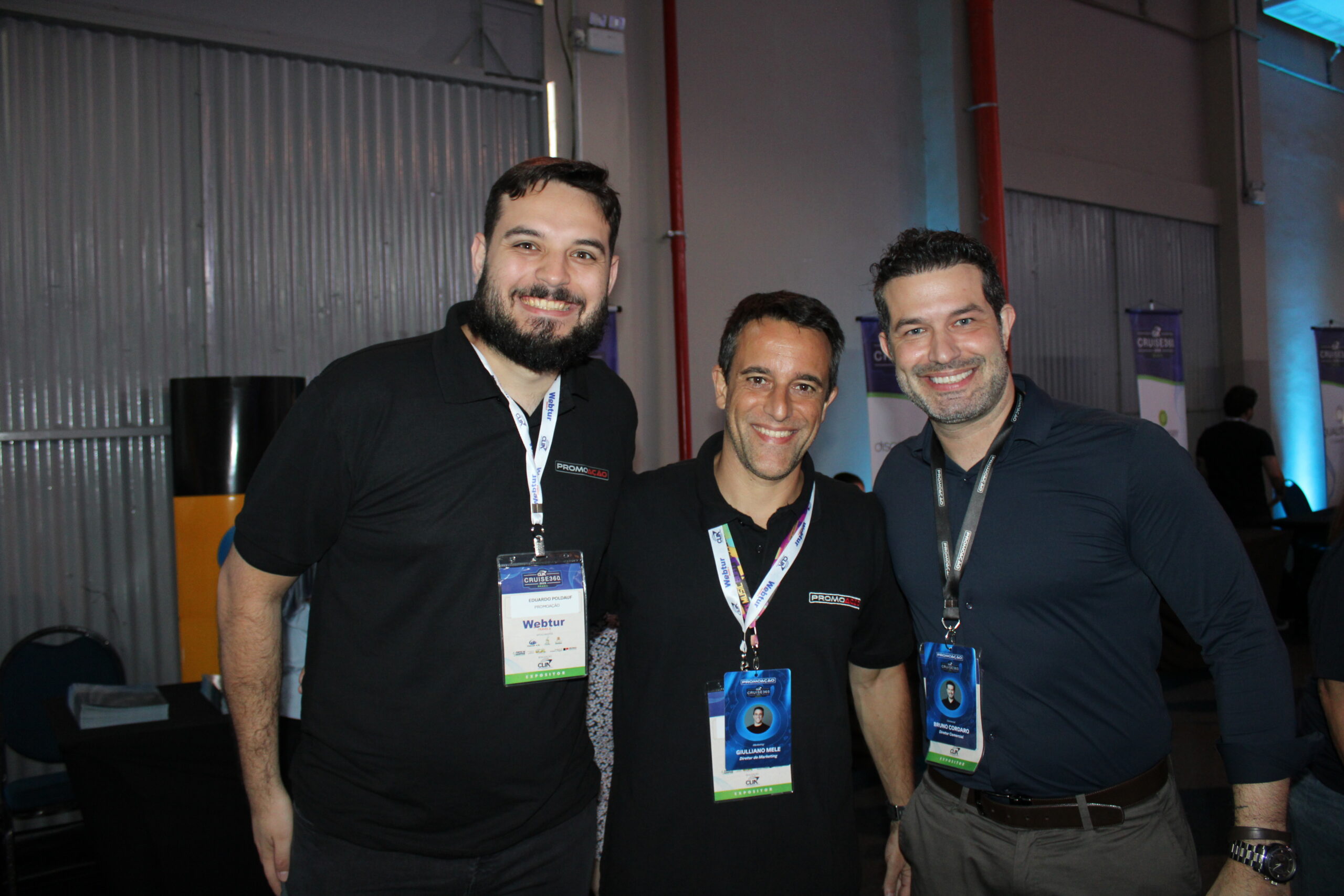 Eduardo Poldauf, Giulliano Mele e Bruno Cordaro, da PromoAção