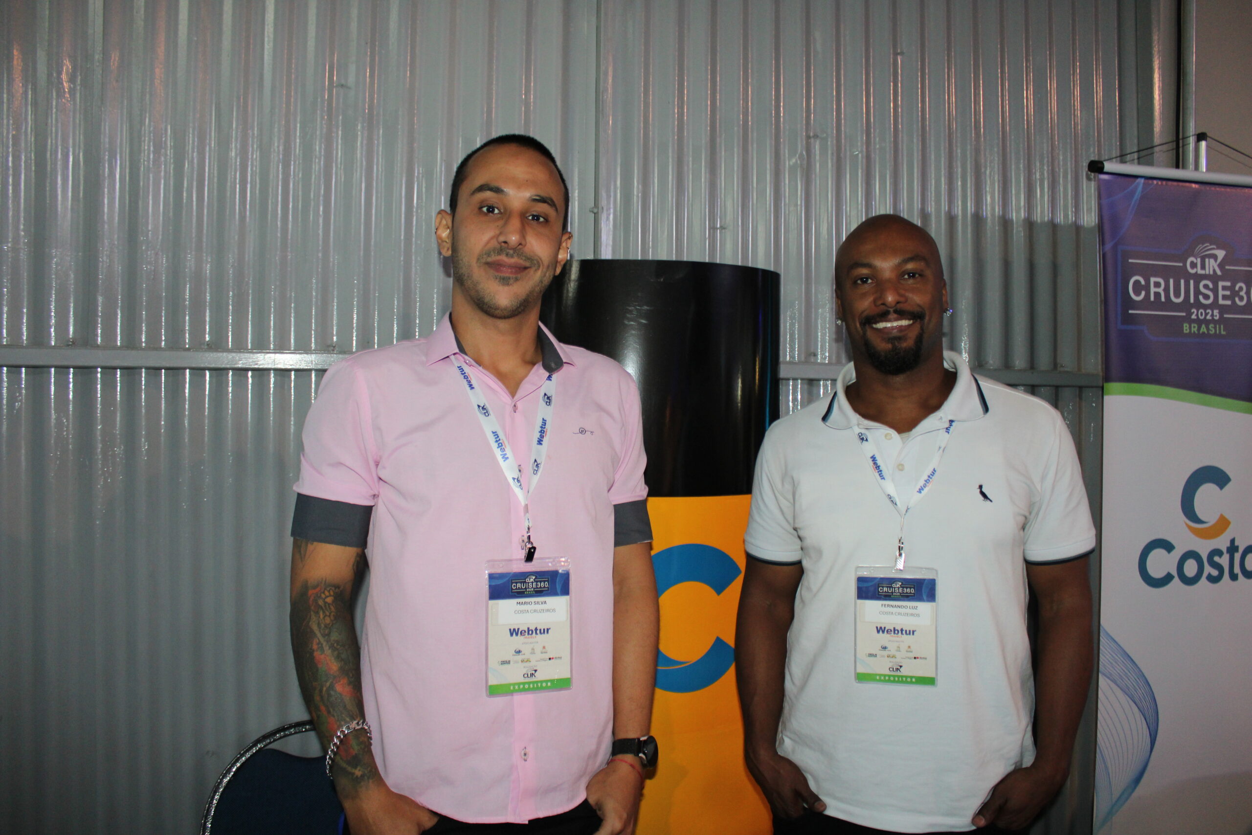 Mario Silva e Fernando Luz, da Costa Cruzeiros