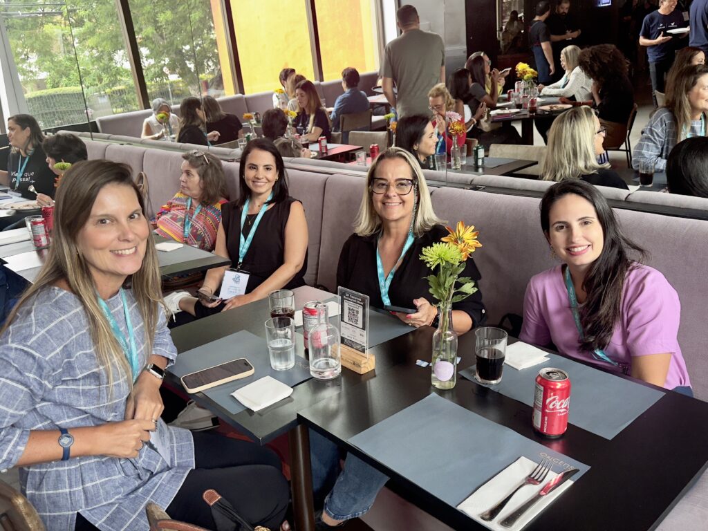 Ana Matoso, da Vibre na Viagem, Carla Manaia, da Travel Bis, Jussara Almeida, da Guia VIP Viagens, e Mônica Bastos, da To Fly Viagens