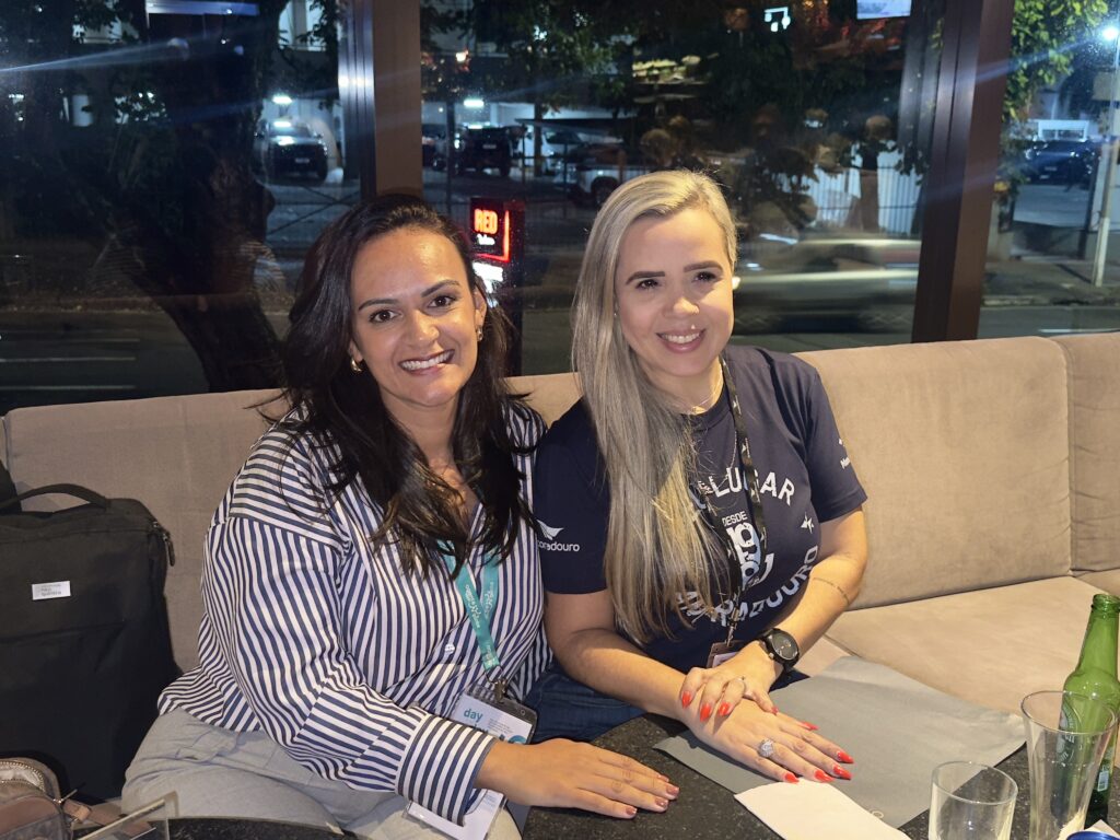 Ariane Maritê, da Maritê Turismo, e Kelly Furno, da Ancoradouro