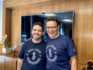 Rafael Tobias e Edson Ruy, diretores da Mondiale Operadora (Manuela Miniguini/M&E)