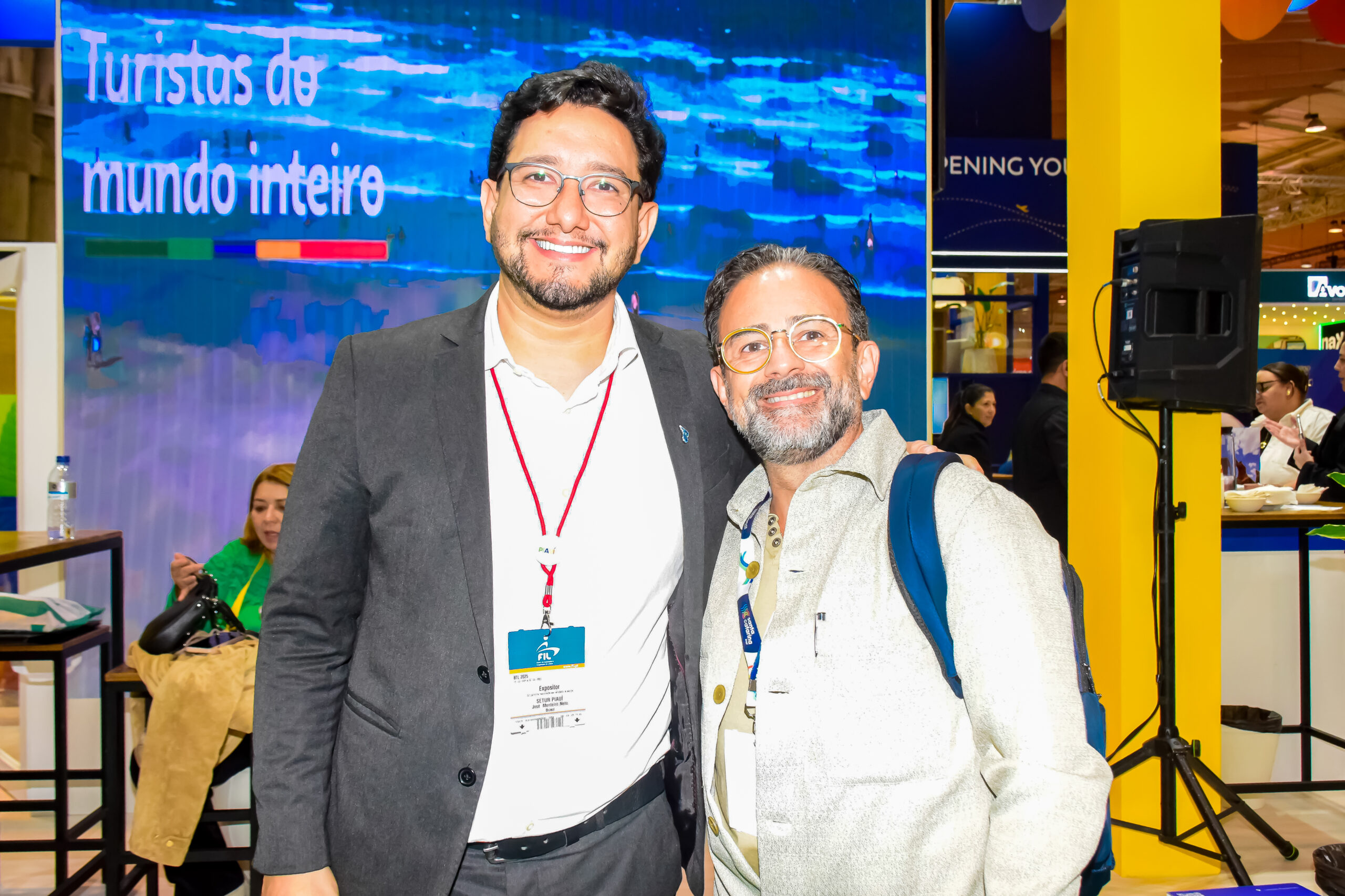 José Monteiro Neto, da Setur-PI e Geninho Goes, da BNT Mercosul José Monteiro Neto, da Setur-PI e Geninho Goes, da BNT Mercosul