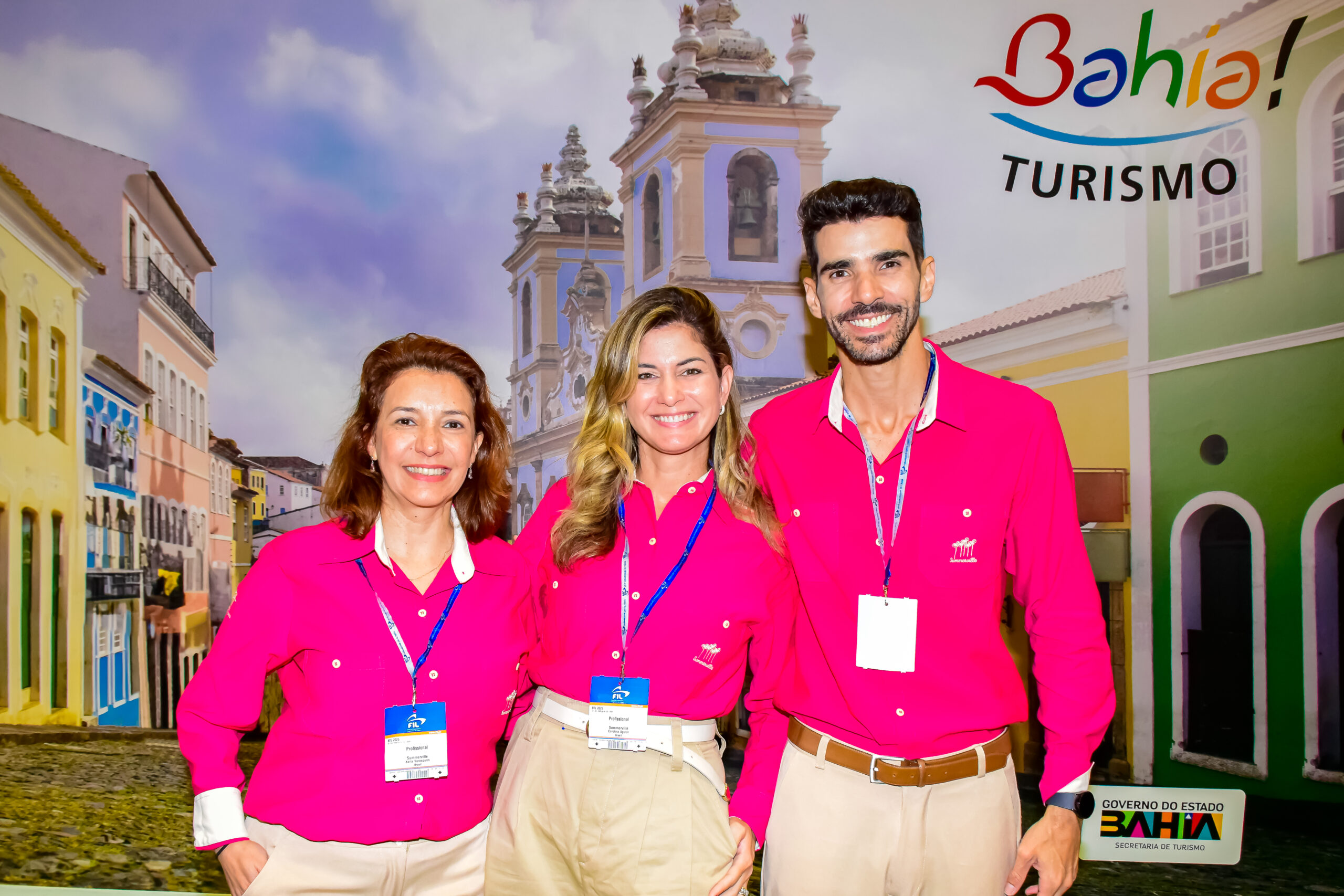Karla Varrasquim, Carolina Aguiar e Raphael Terrasan, do Summerville Karla Varrasquim, Carolina Aguiar e Raphael Terrasan, do Summerville