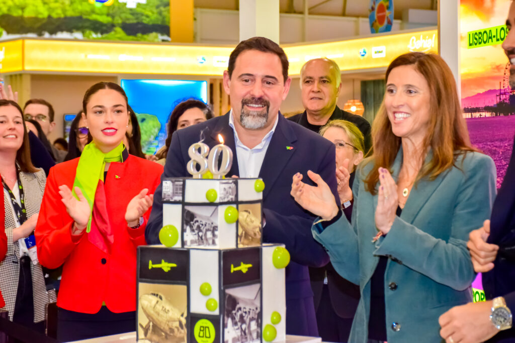 Mário Chaves, chief Operating Officer da TAP Air Portugal, celebrando os 80 anos da companhia