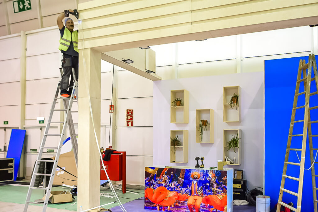 O estande da Paraíba é um dos maiores no pavilhão do Brasil