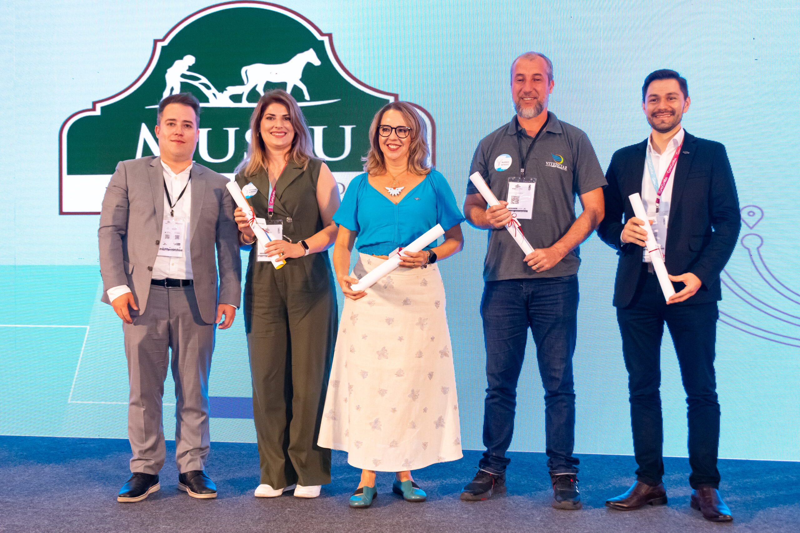 Premiados na categoria Receptivo