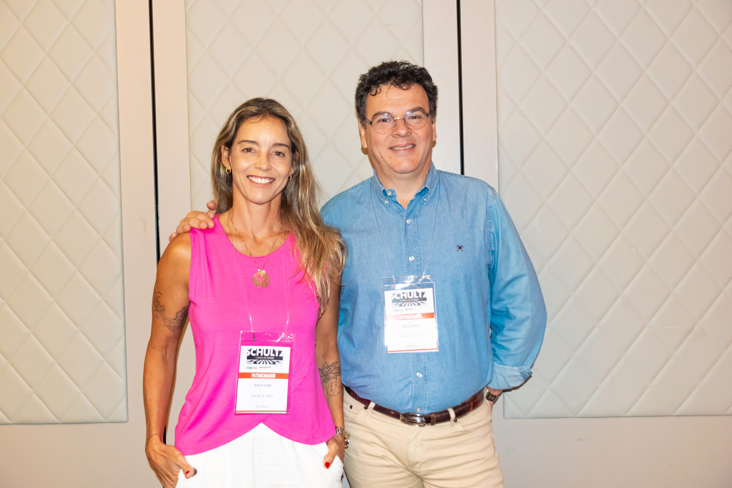 Renata Vuono e Paulo Barbosa, do Turismo de Israel Renata Vuono e Paulo Barbosa, do Turismo de Israel