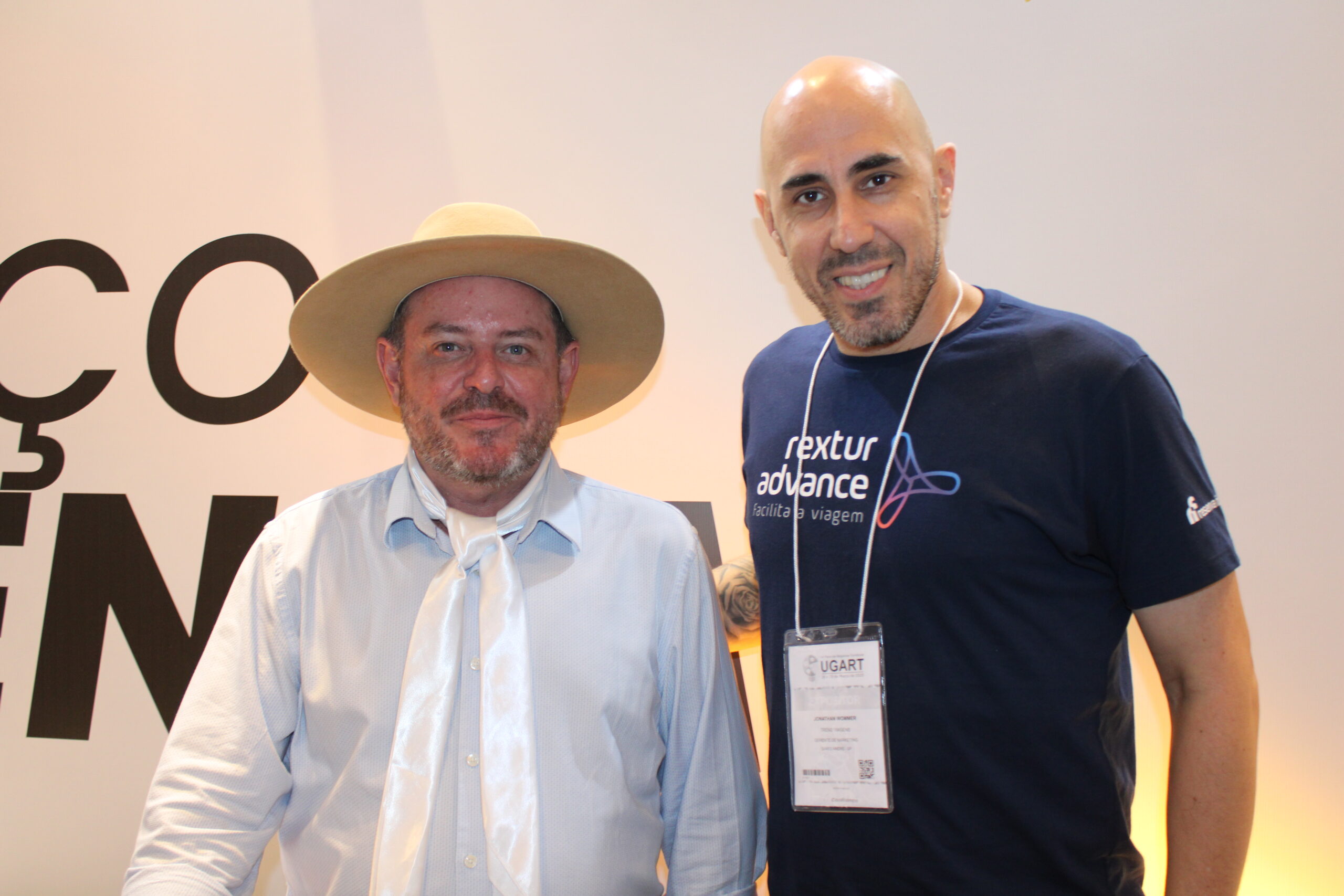 Ronaldo Santini, secretário de Turismo do Rio Grande do Sul e Jonathan Wommer, da CVC Corp Ronaldo Santini, secretário de Turismo do Rio Grande do Sul e Jonathan Wommer, da CVC Corp