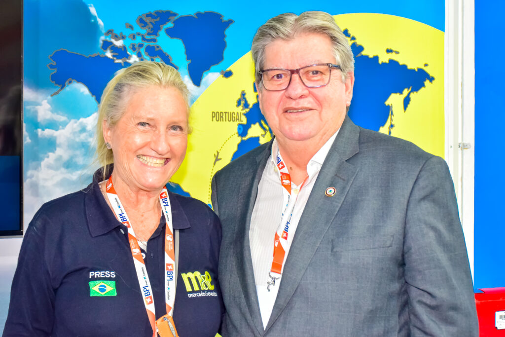 Rosa Masgrau, do M&E, e João Azevedo, governador da Paraíba