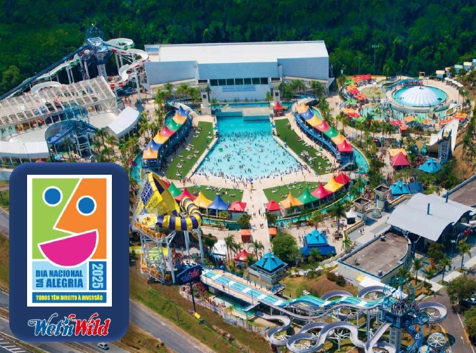Wet'n Wild promove evento especial para celebrar o Dia Nacional da Alegria 1 Empresas interessadas em apoiar esta iniciativa ainda podem participar, contribuindo com produtos, serviços ou atividades voluntárias (Divulgação/Wet'n Wild)