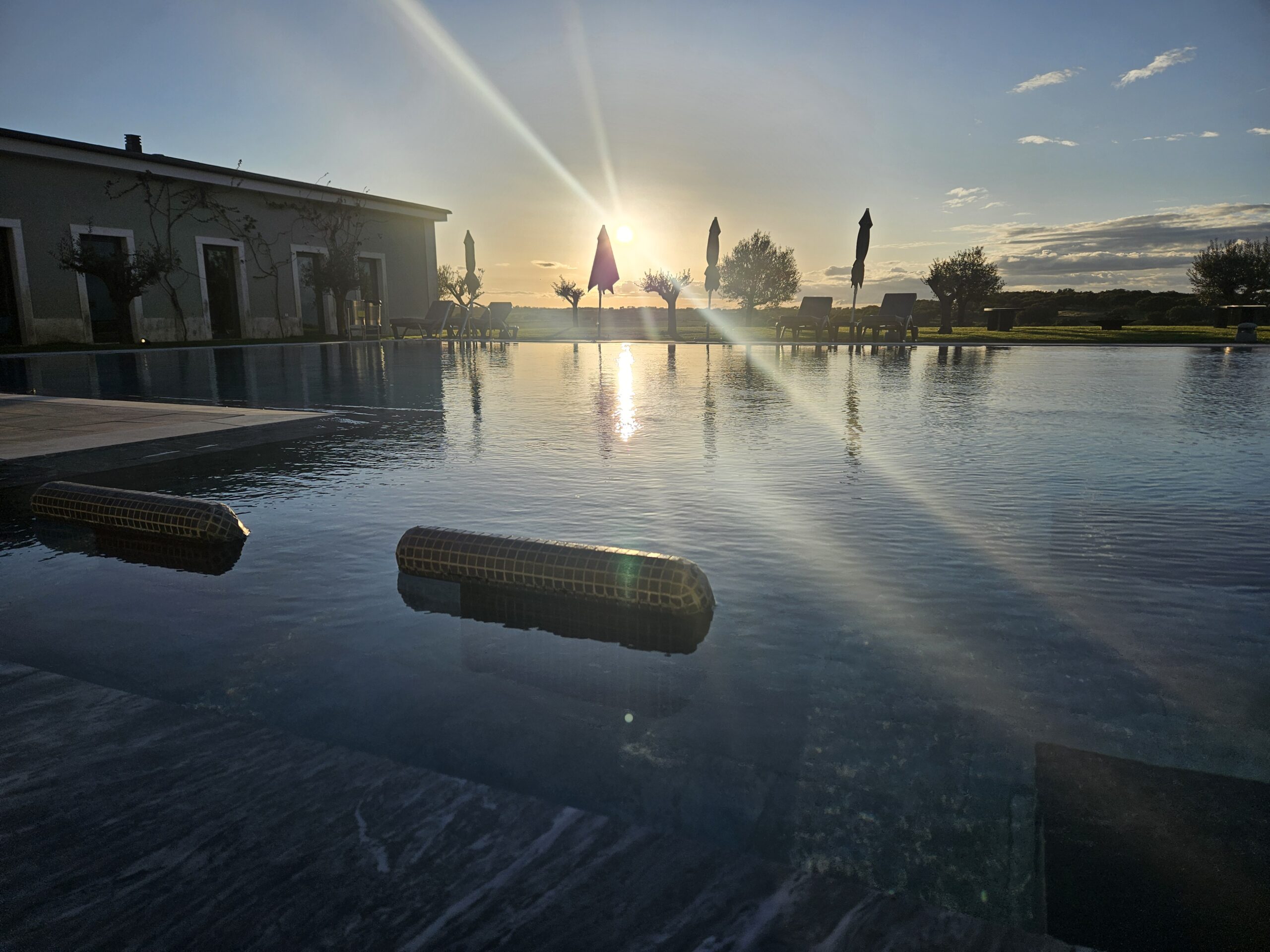 Pôr do sol na Vila Galé Collection Monte do Vilar