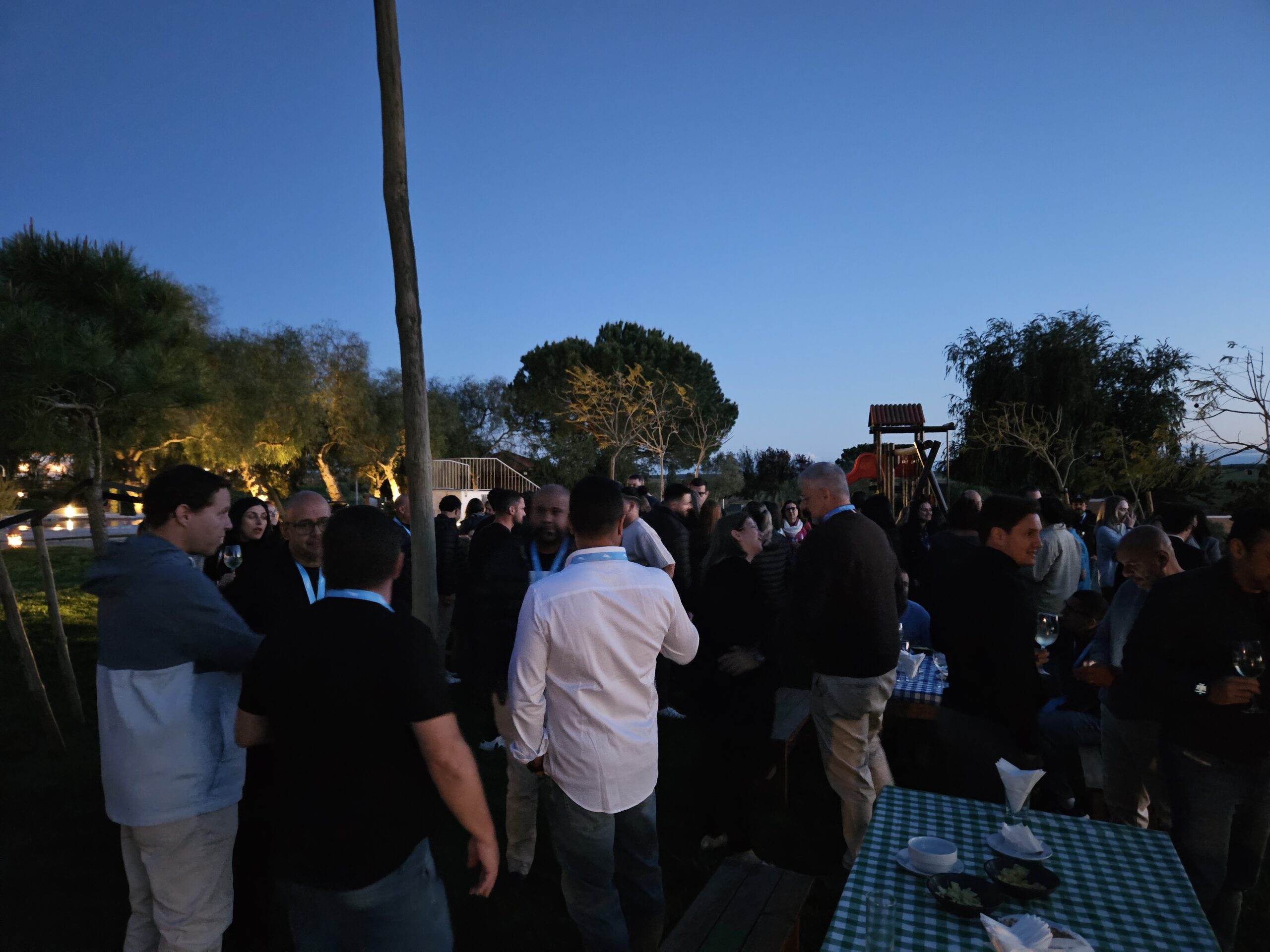 Coquetel de abertura na Herdade Clube de Campo