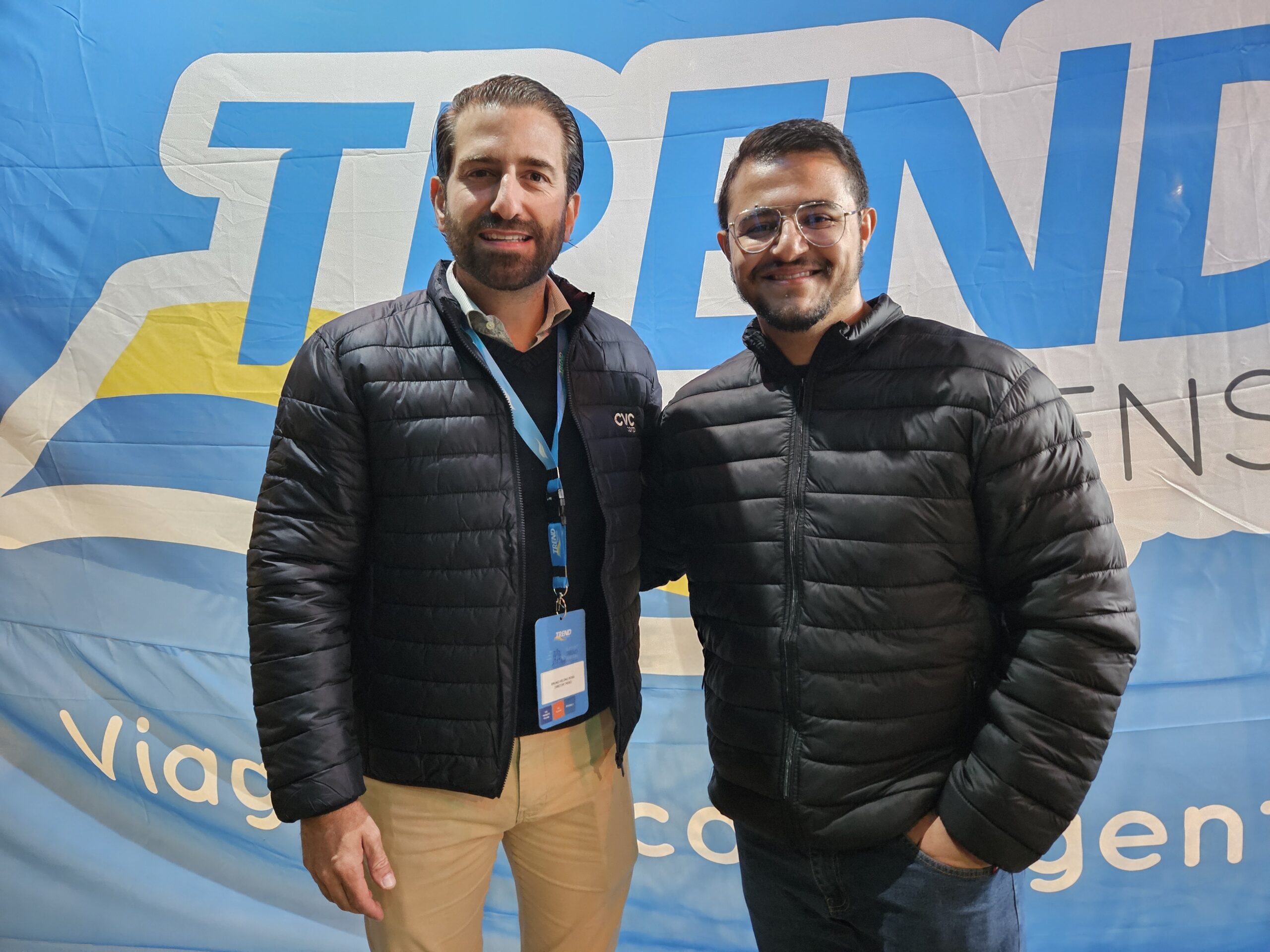 Bruno Heleno, da Trend, e Anderson Barbosa, da RDC Viagens