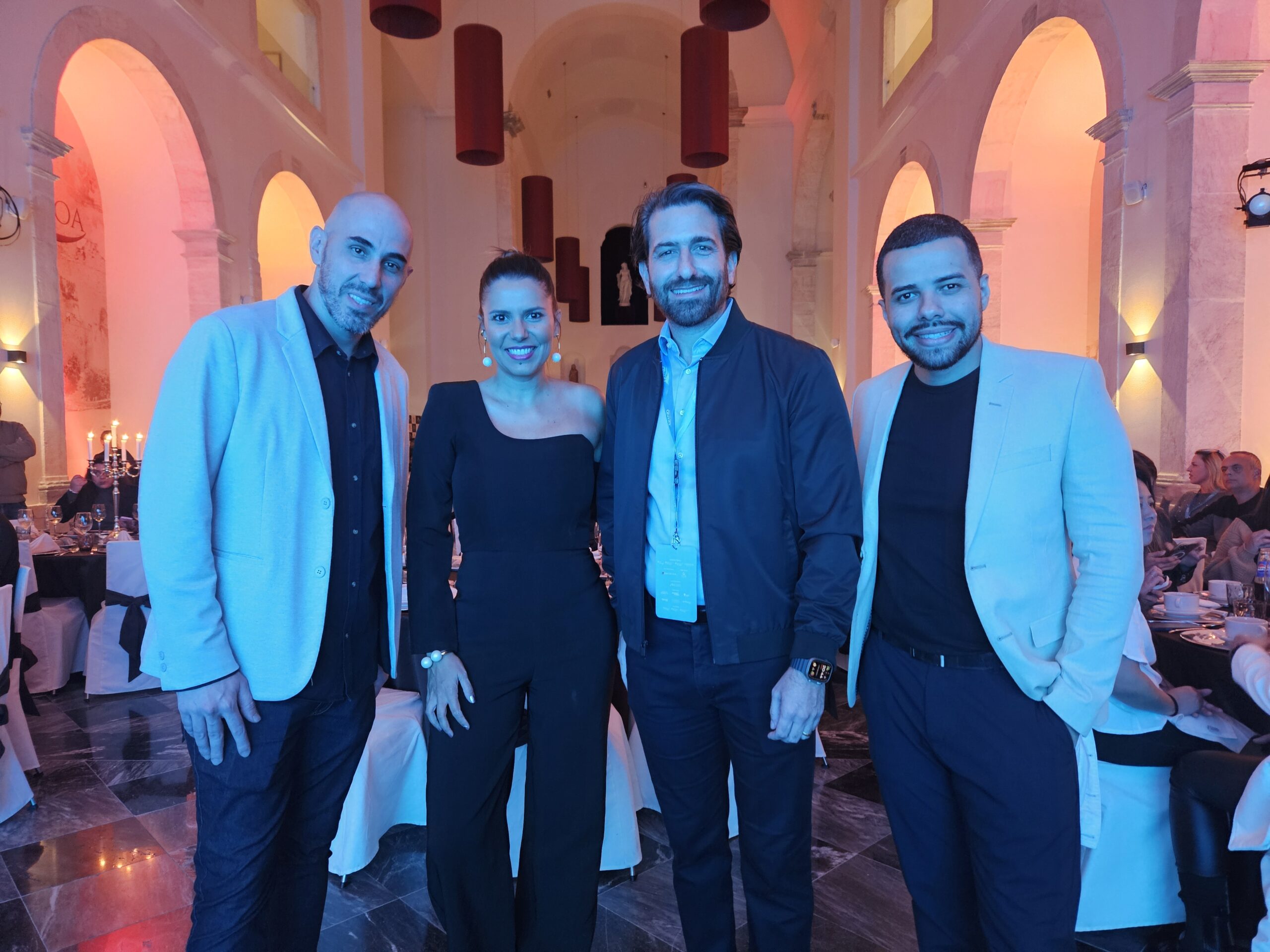 Jonathan Wommer, Fernanda Paranhos, Bruno Heleno e Marcelo Machado