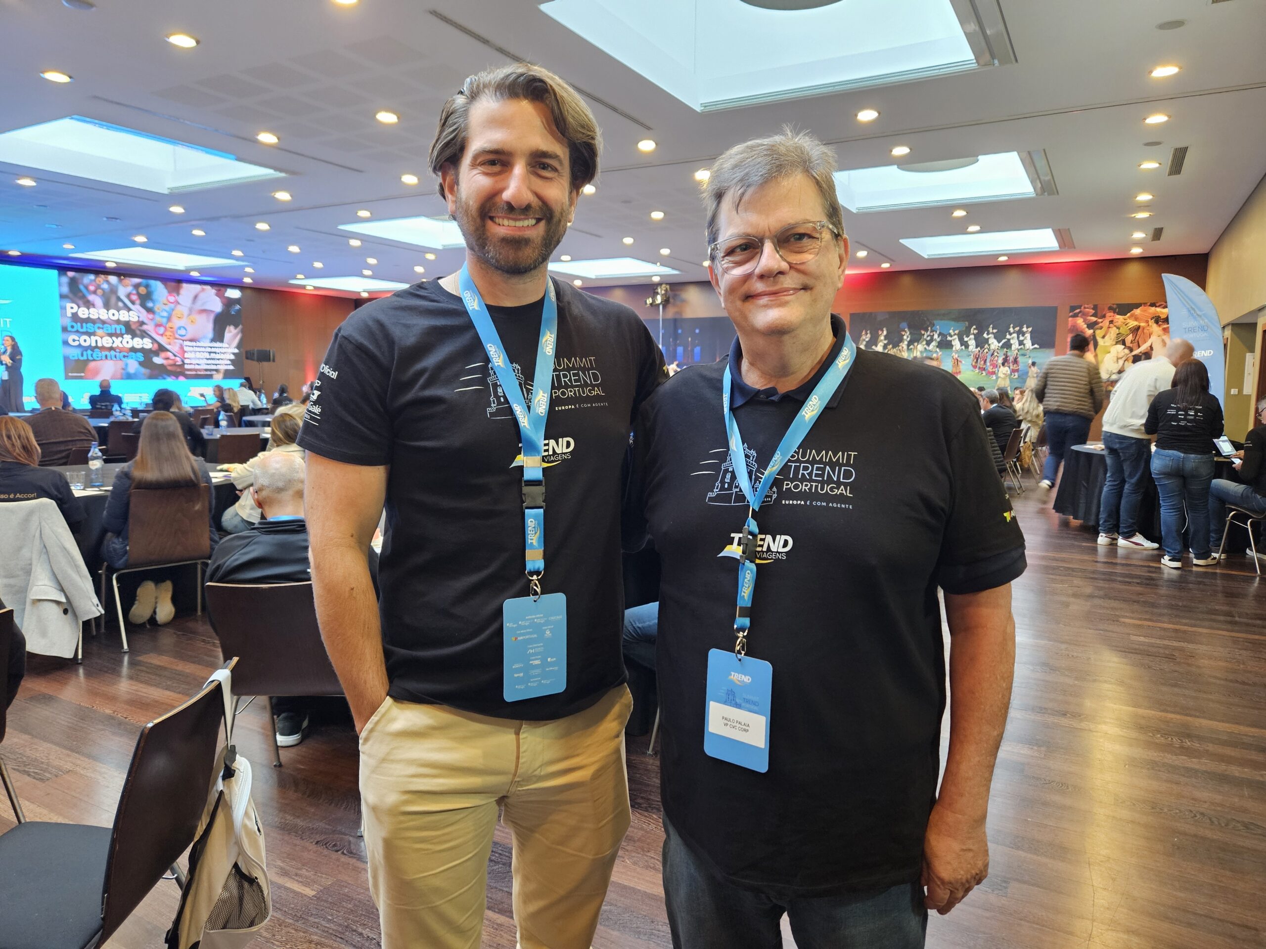 Bruno Heleno, diretor geral da Trend, e Paulo Palaia, VP da CVC Corp