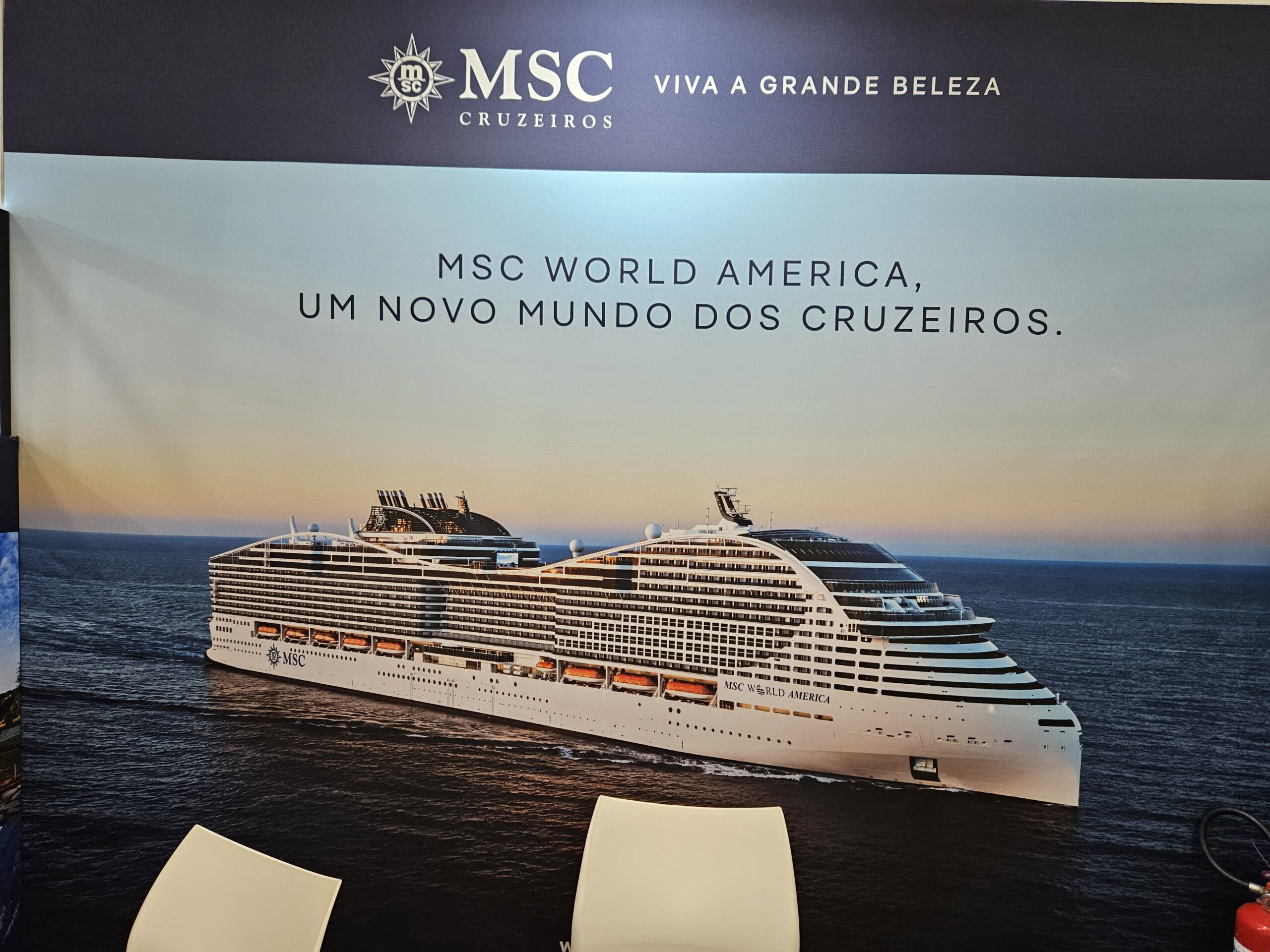 Estande da MSC