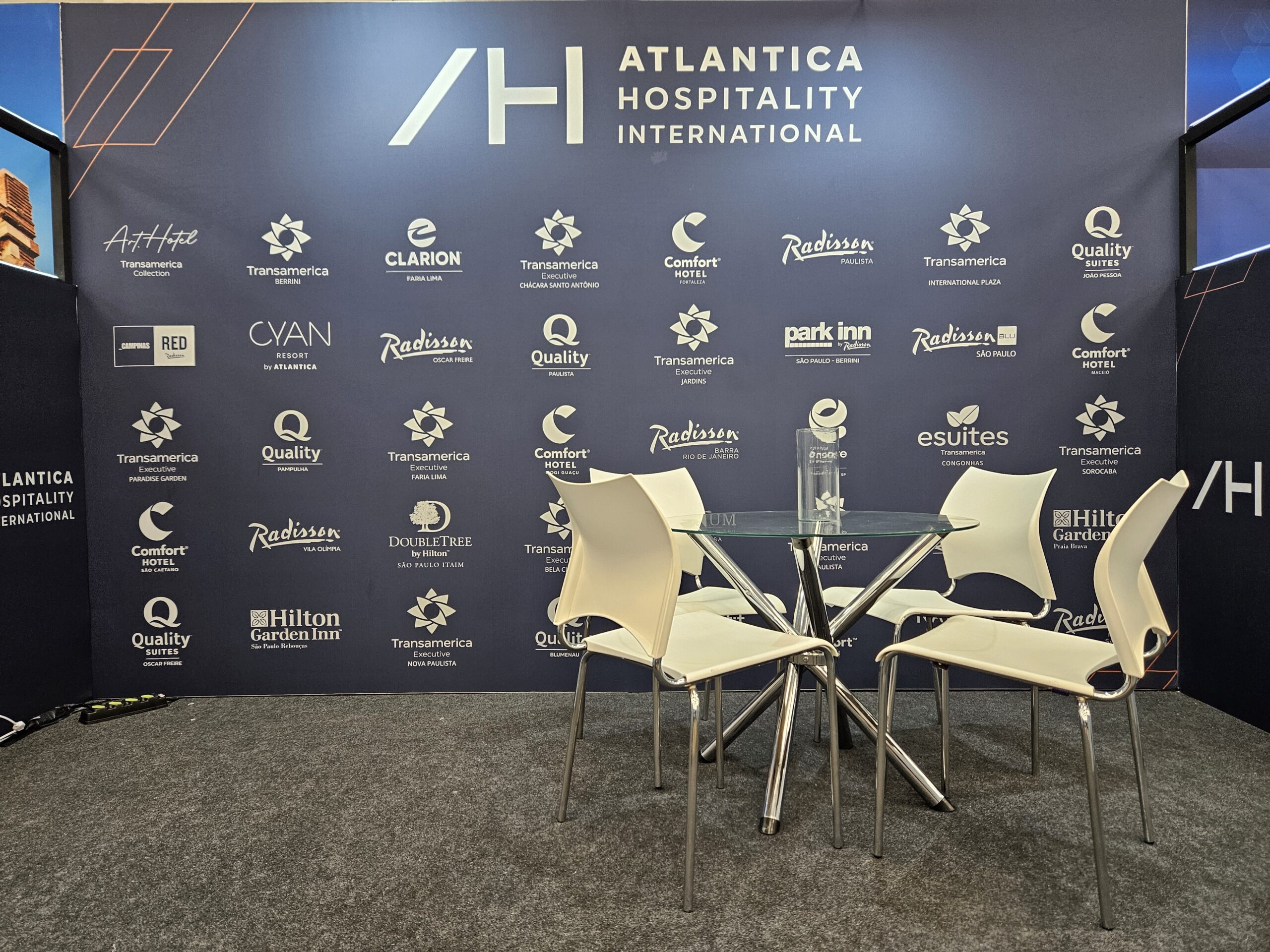 Estande da Atlantica Hospitality International
