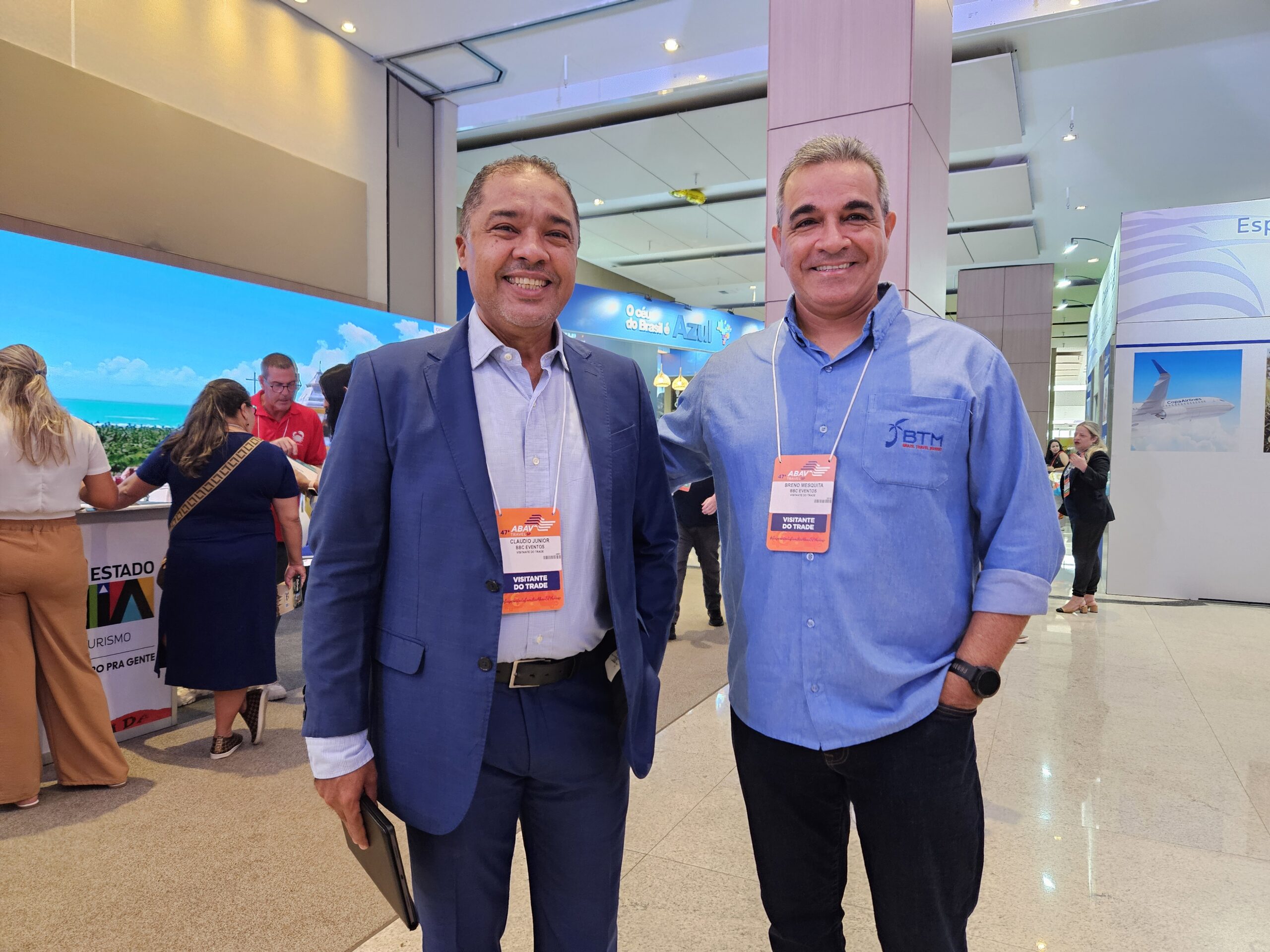 Claudio Junior e Breno Mesquita, da BBC Eventos