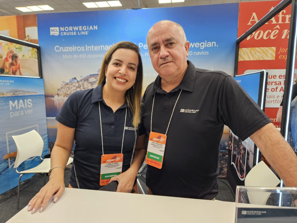 Ludmila Vieira e João Gonçalves, da Norwegian Holding