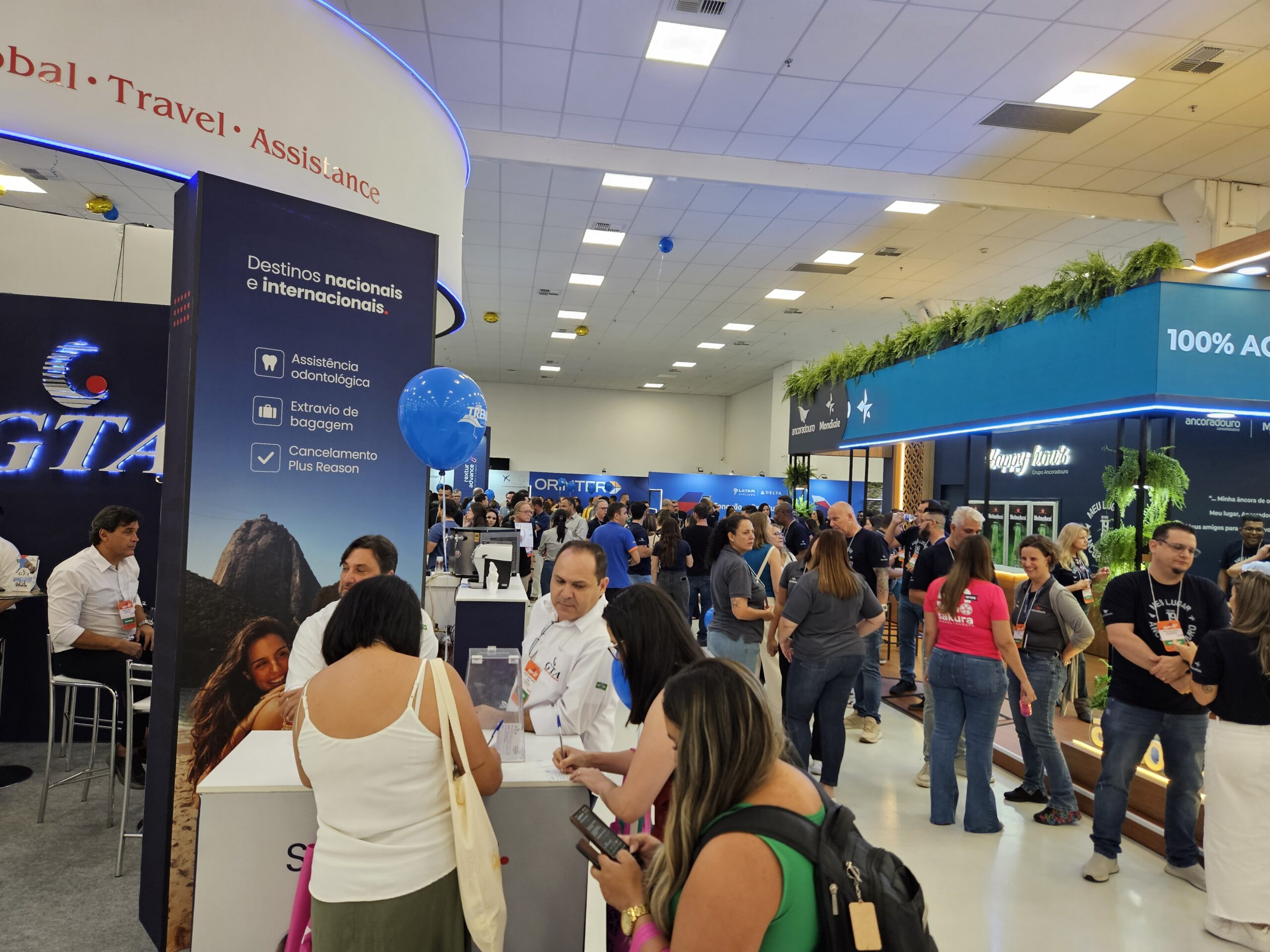 Corredores seguem lotados na Abav TravelSP