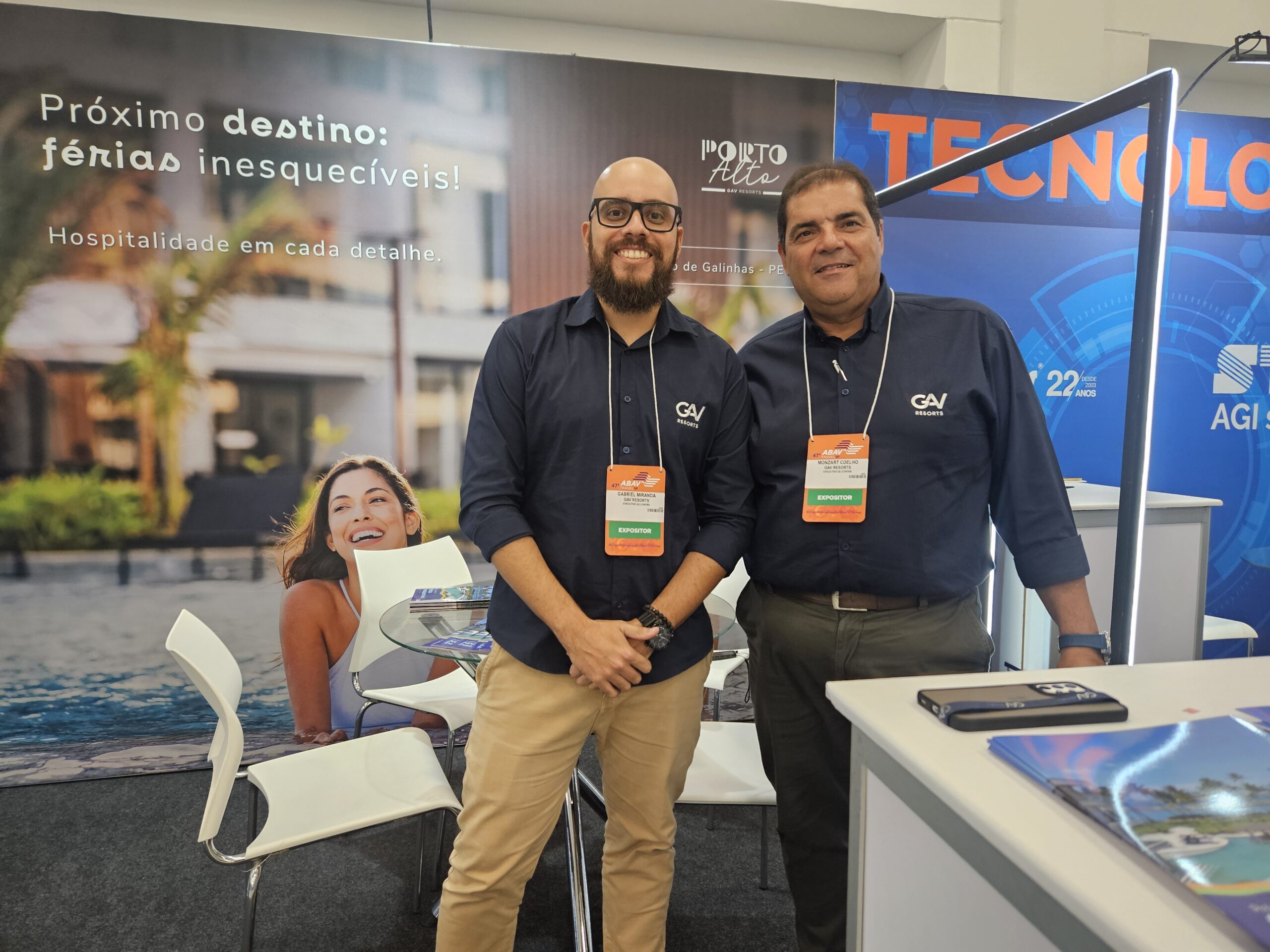 Gabriel Miranda e Monzart Coelho, da Gav Resorts