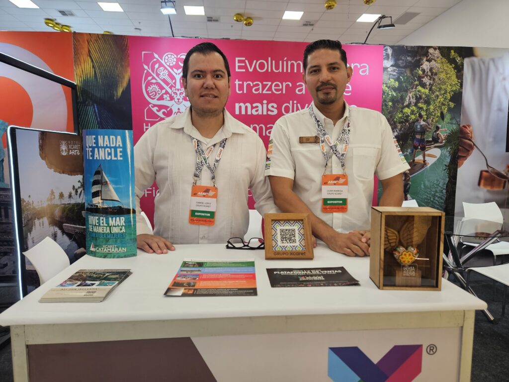 Gabriel Lopez e Ulises Barriga, do Grupo Xcaret