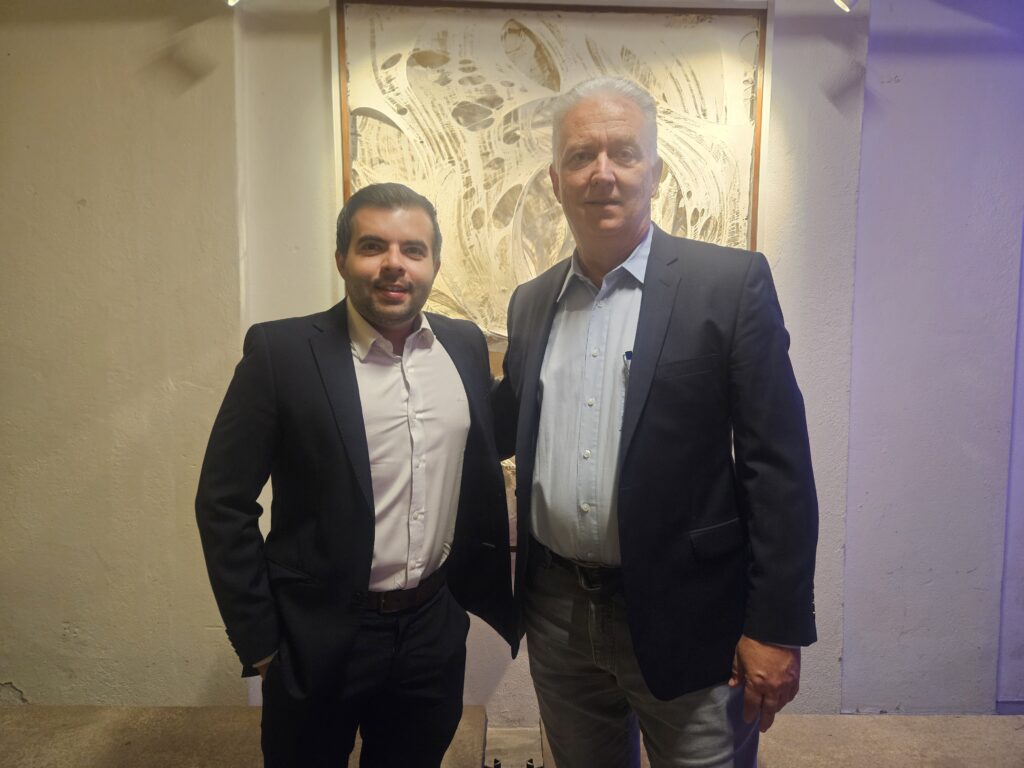 Gabriel Gomes e Dirk Graetz, da South African Airways