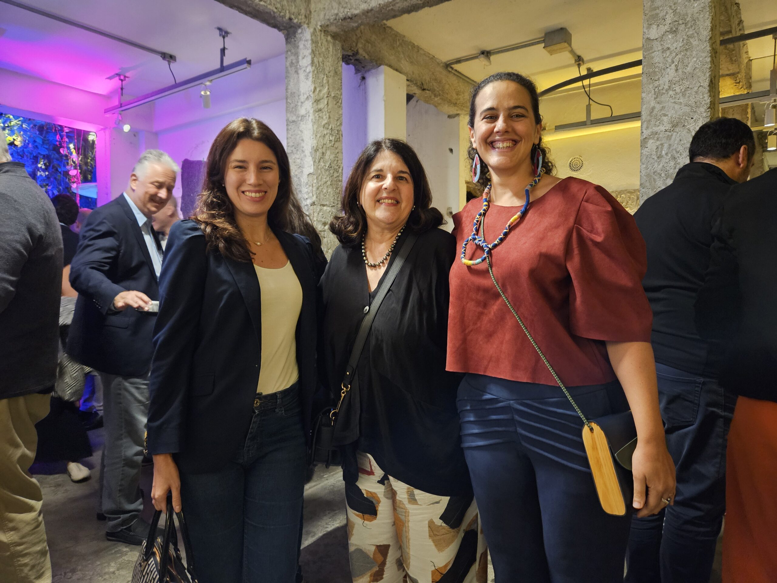 Mariana Amorim, da Marketing Collection, Jacqueline Dallal, da Be Happy, e Eliane Barzilay, da Safari 365
