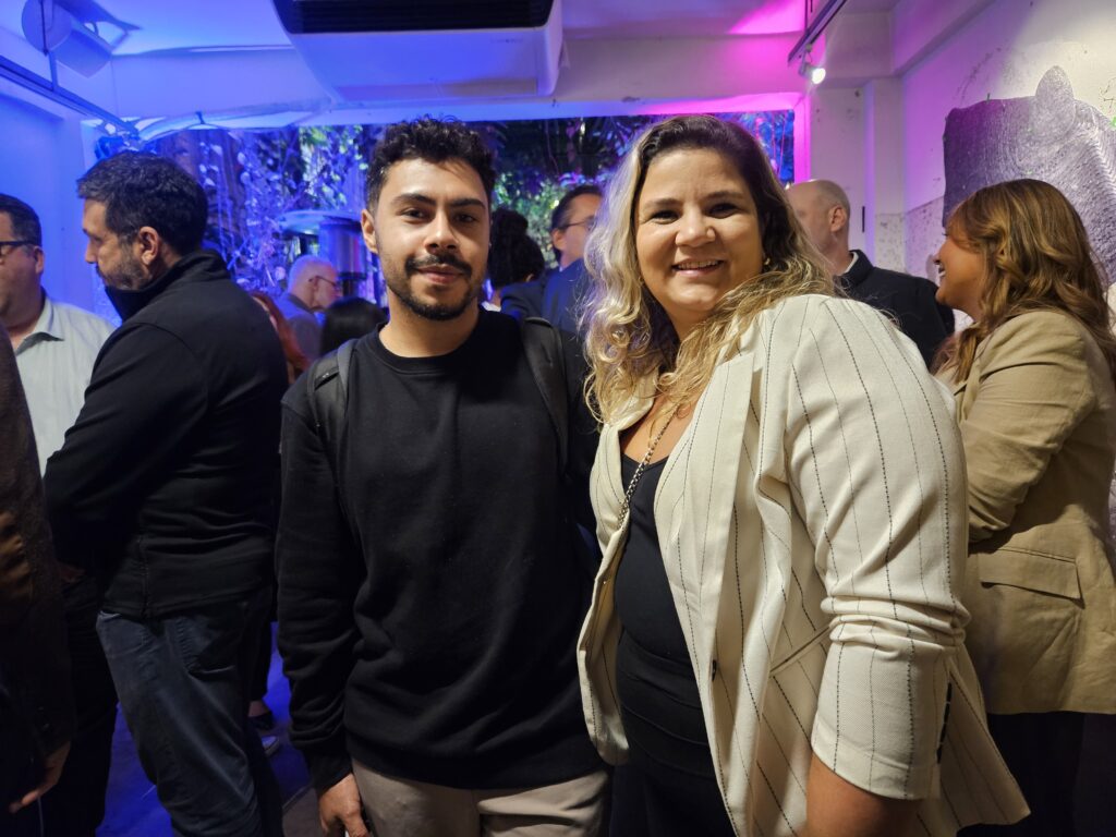 Gabriel Seles e Christine Neves, da New Age