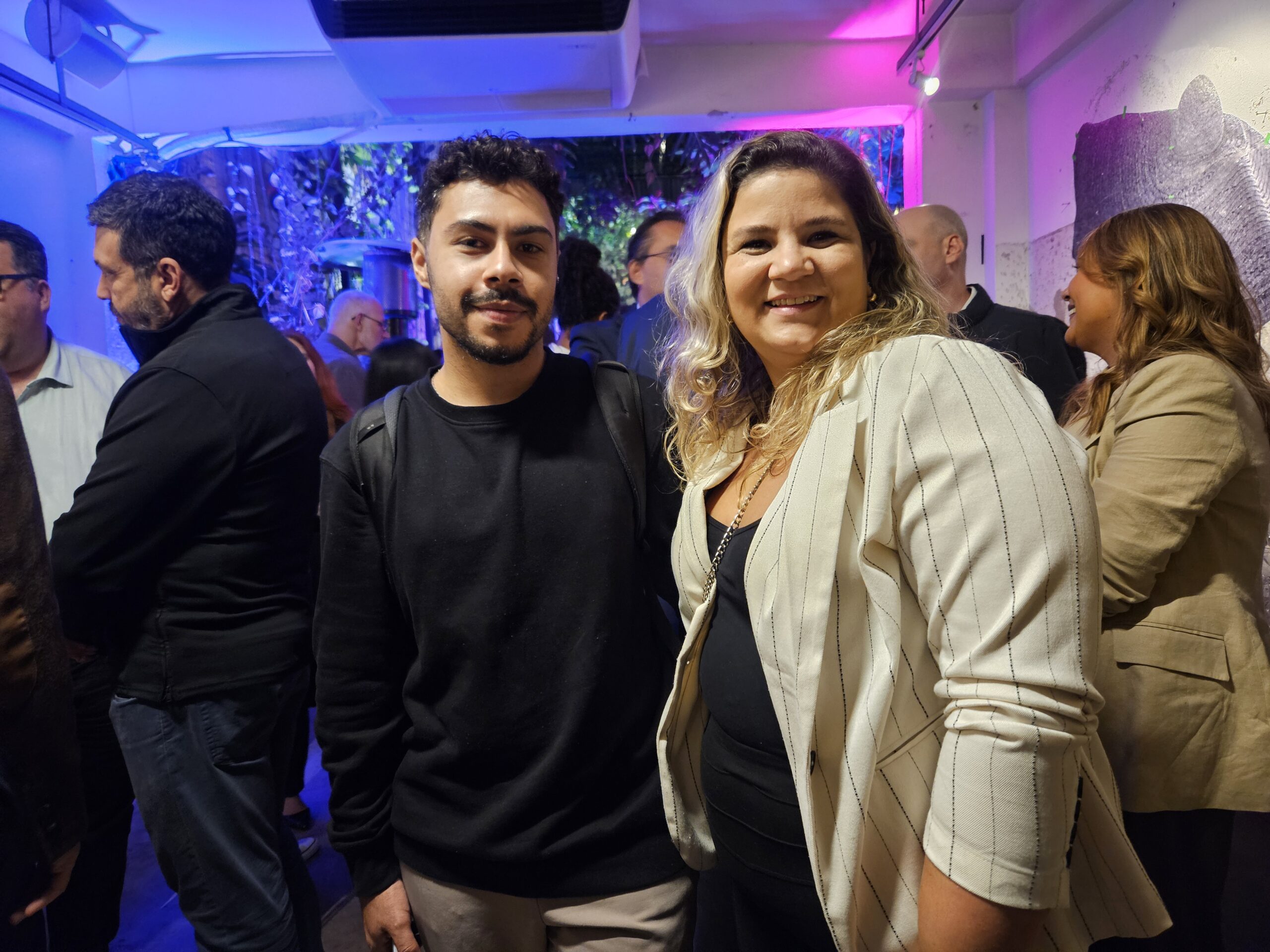 Gabriel Seles e Christine Neves, da New Age