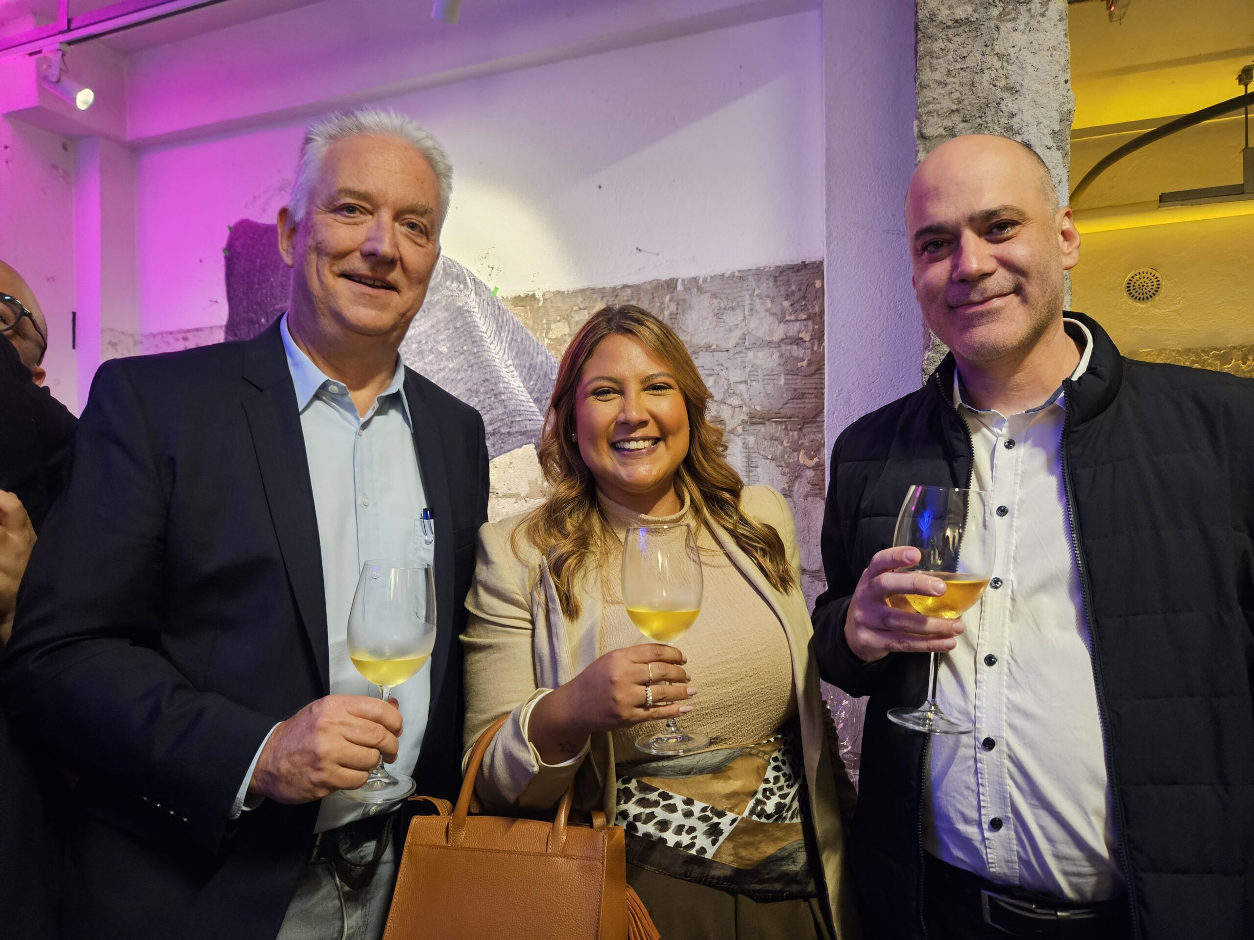 Dirk Graetz, Juliana Pasqualini e Fernando Hagopian, da South African Airways