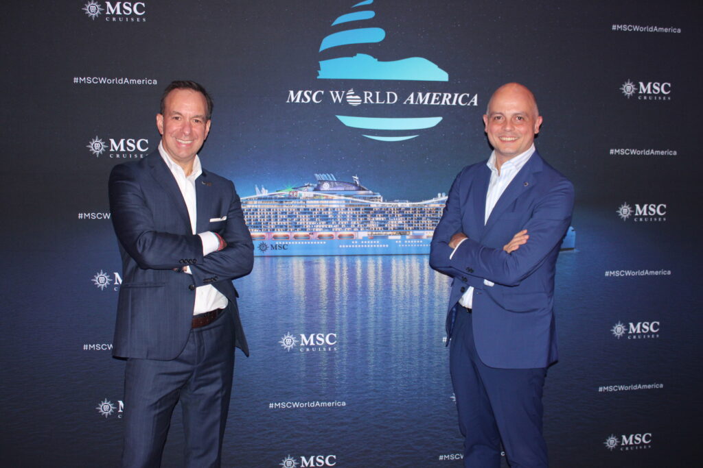 Adrian Ursilli e Luca Matola, da MSC Cruzeiros