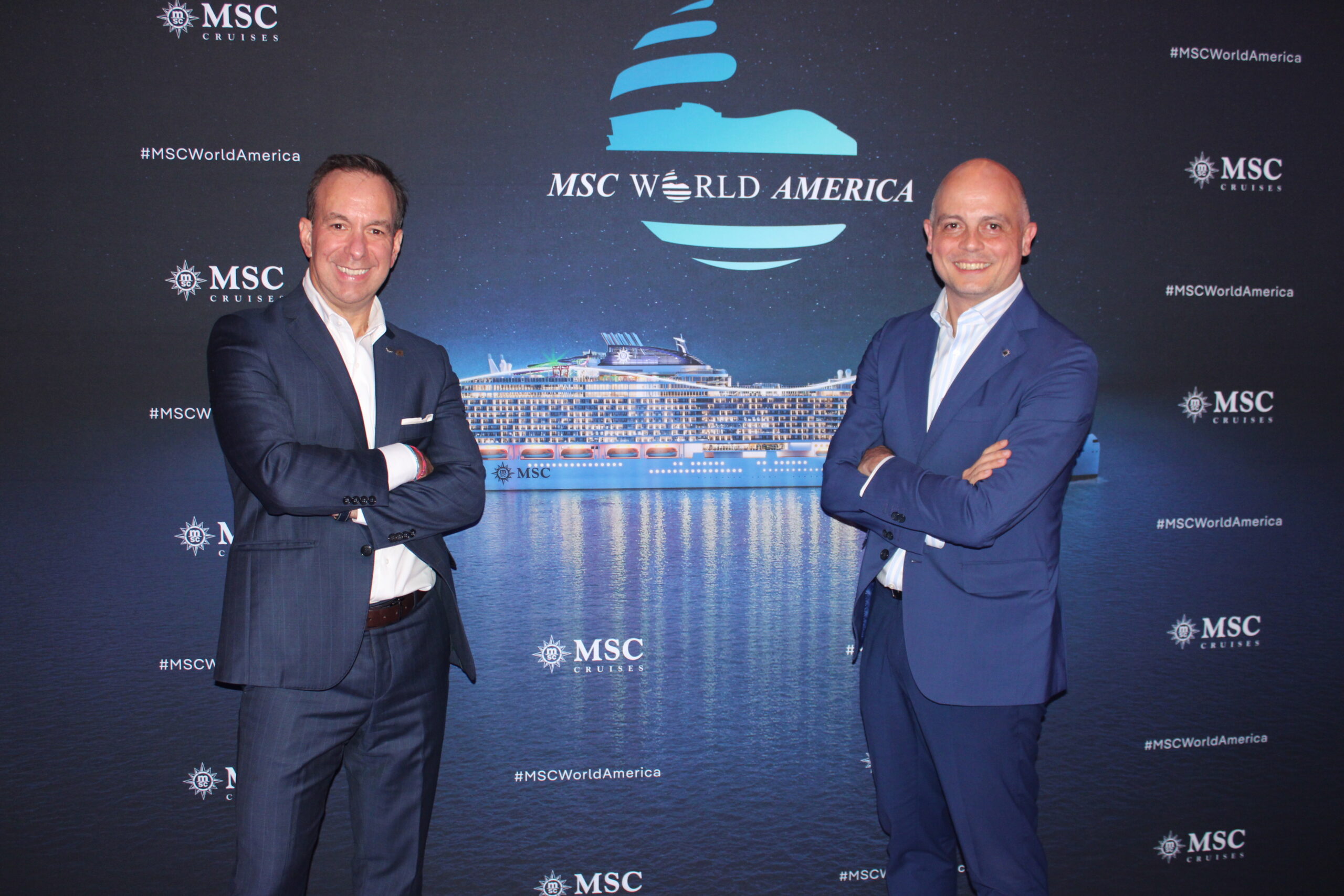 Adrian Ursilli e Luca Matola, da MSC Cruzeiros Adrian Ursilli e Luca Matola, da MSC Cruzeiros