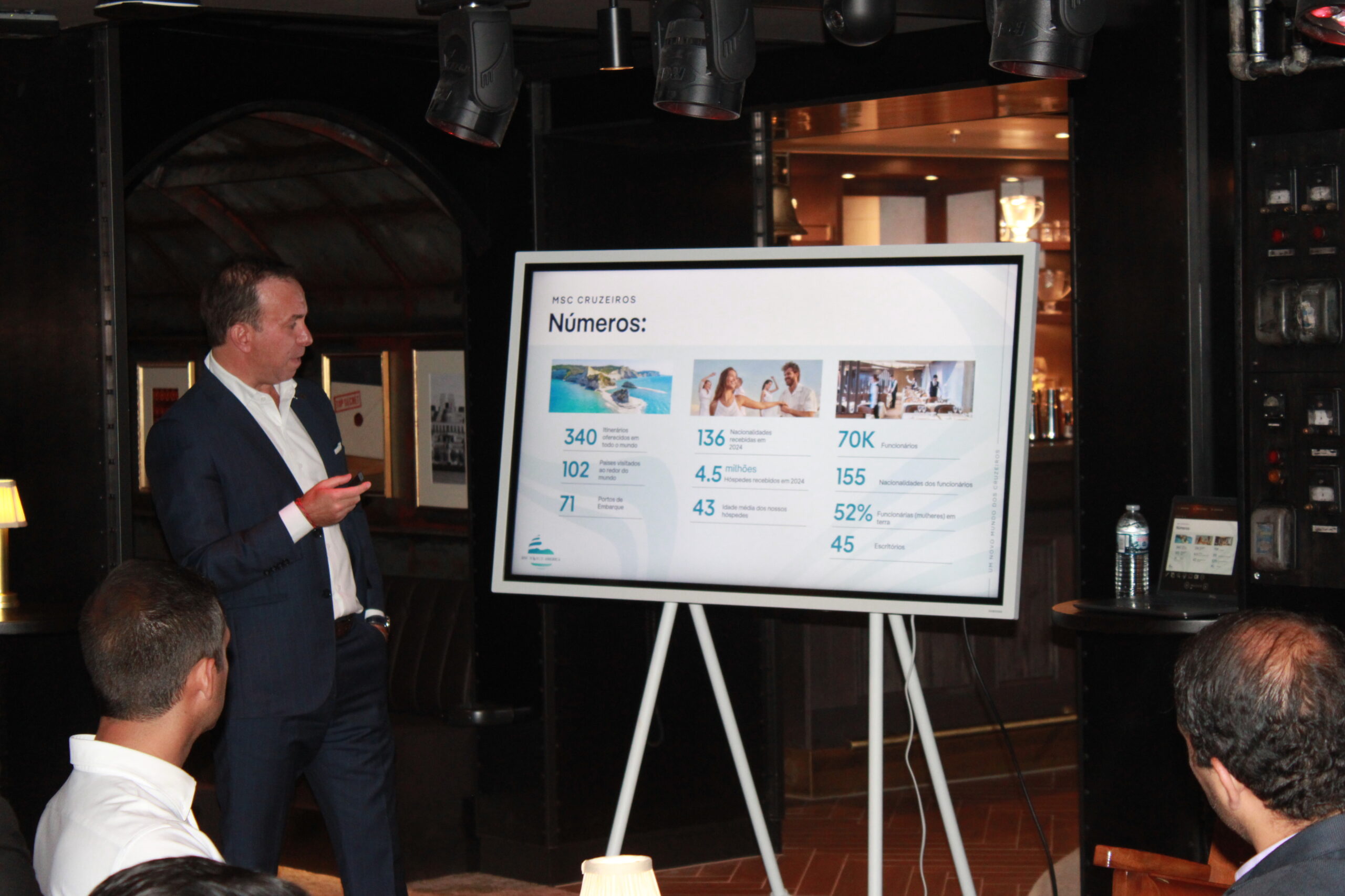 Adrian compartilhou números da MSC nos últimos anos Adrian compartilhou números da MSC nos últimos anos