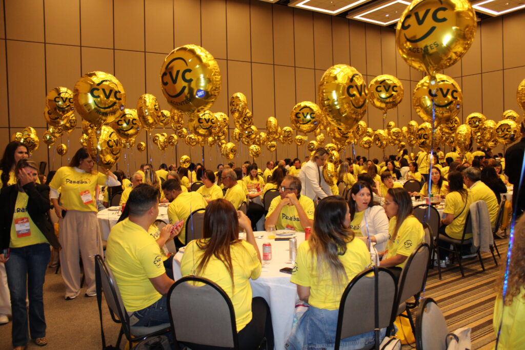 Almoço do evento patrocinado pela CVC