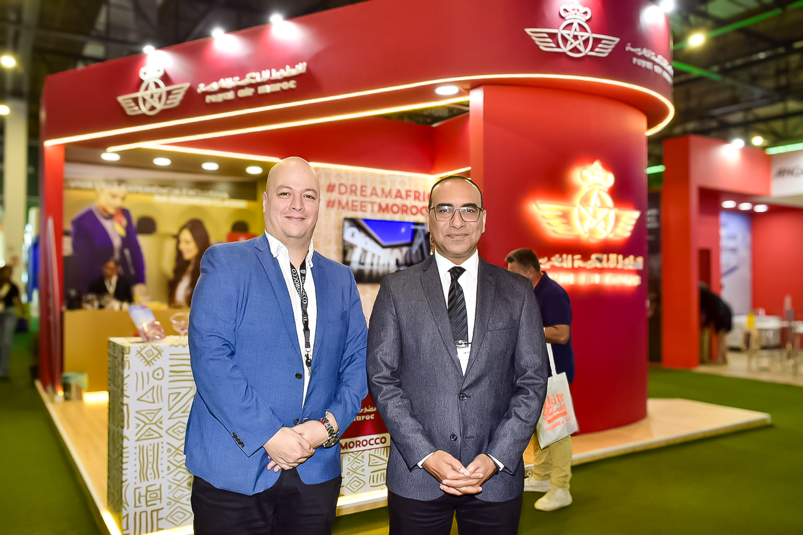 Amine Eljoudani, da ONMT e Othman Baba, da Royal Air Maroc Amine Eljoudani, da ONMT e Othman Baba, da Royal Air Maroc