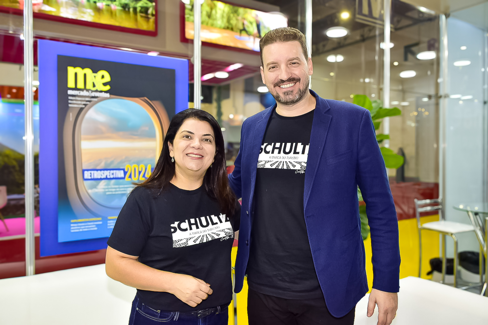 Ana Santana e Rodrigo Rodriguea, da Schultz